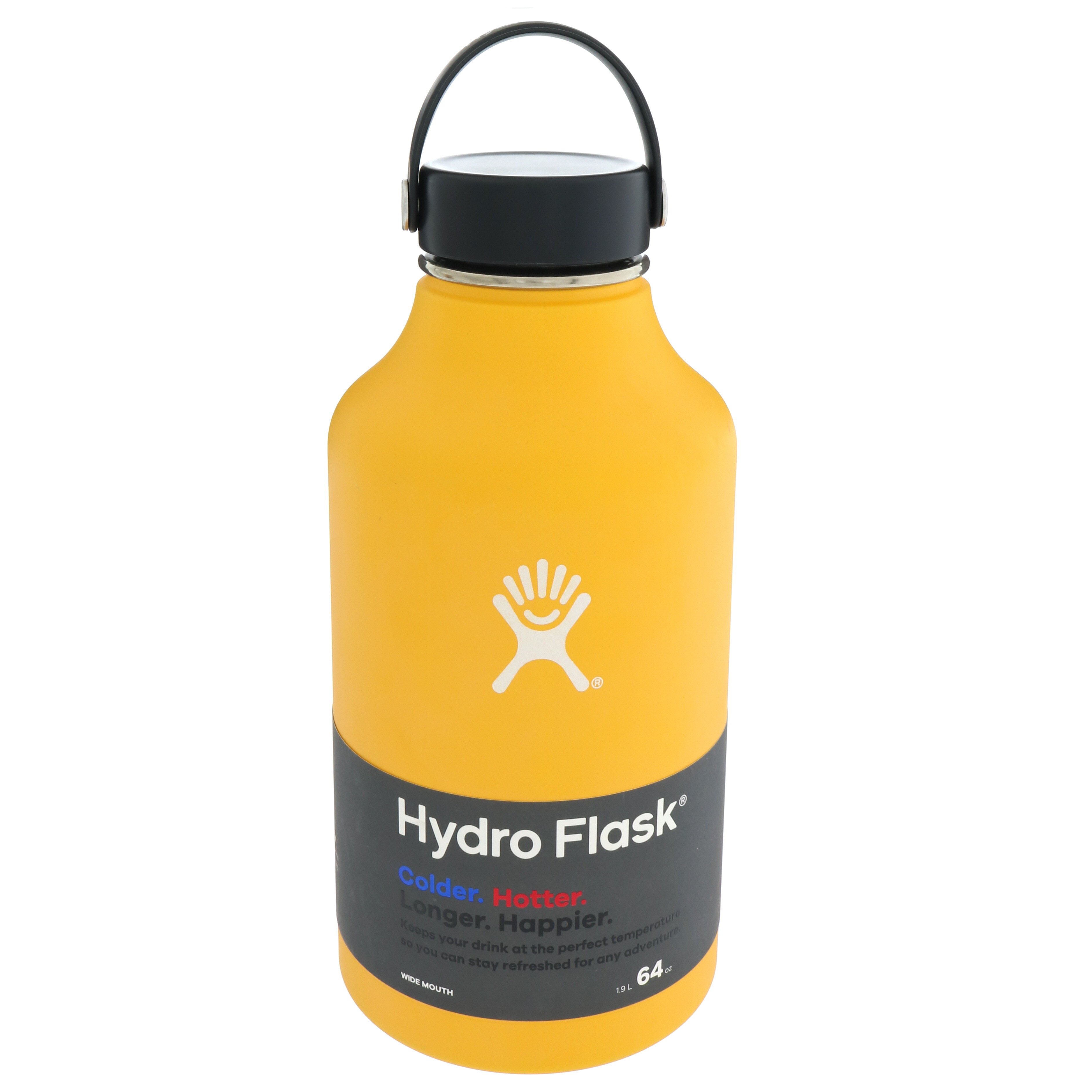 Hydro Flask Wide Mouth Flex Cap 64oz Mango Water Bottle