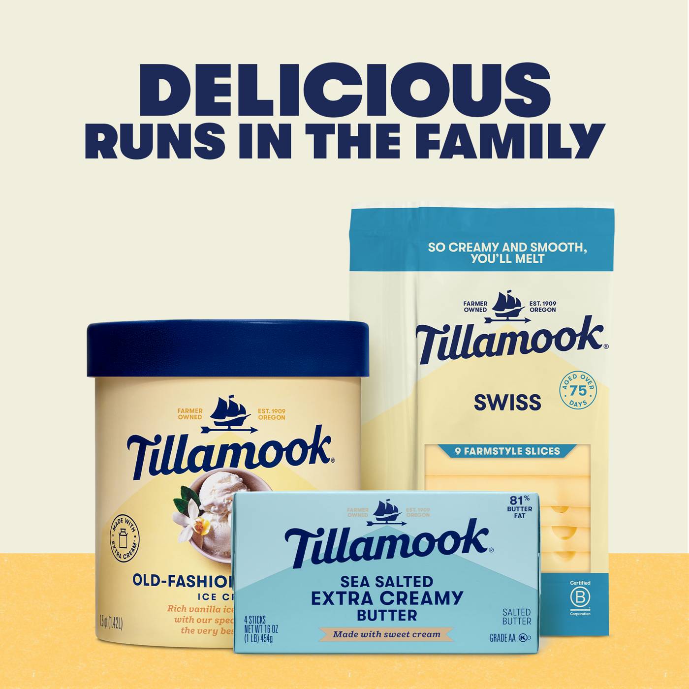 Tillamook Swiss Sliced Cheese, Thick Cut; image 5 of 5