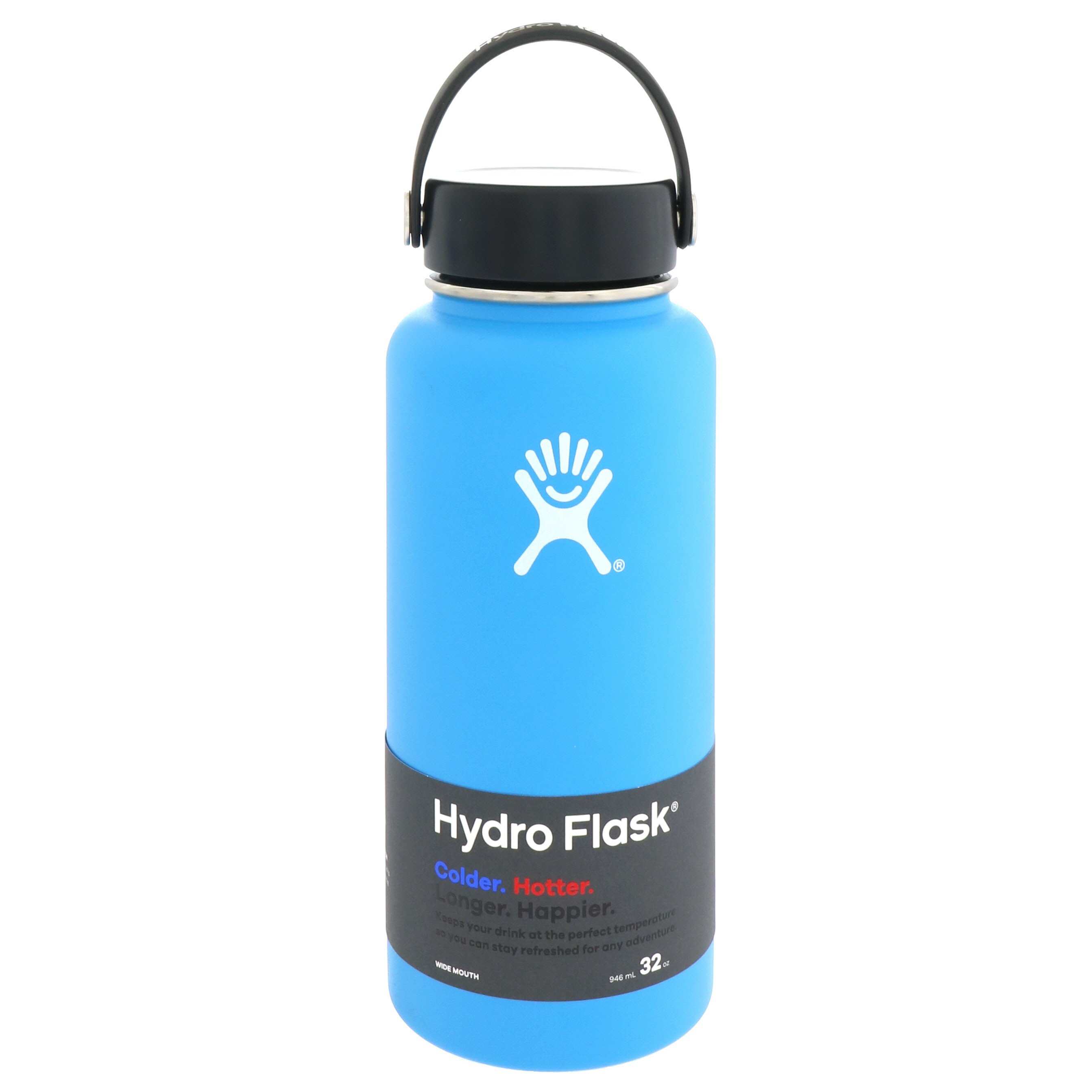 hydro flask blue water bottles