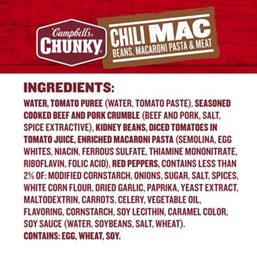 Campbell's Chunky Chili Mac