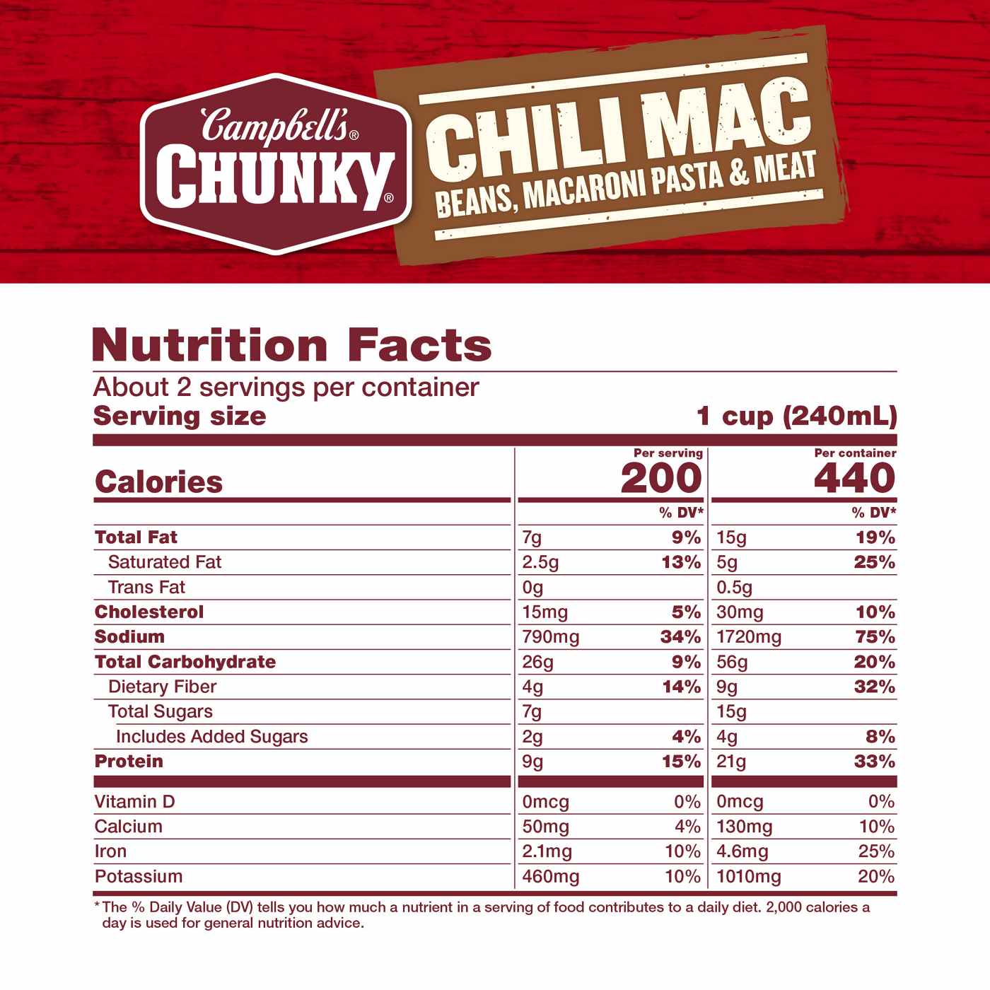 Campbell's Chunky Chili Mac; image 9 of 10