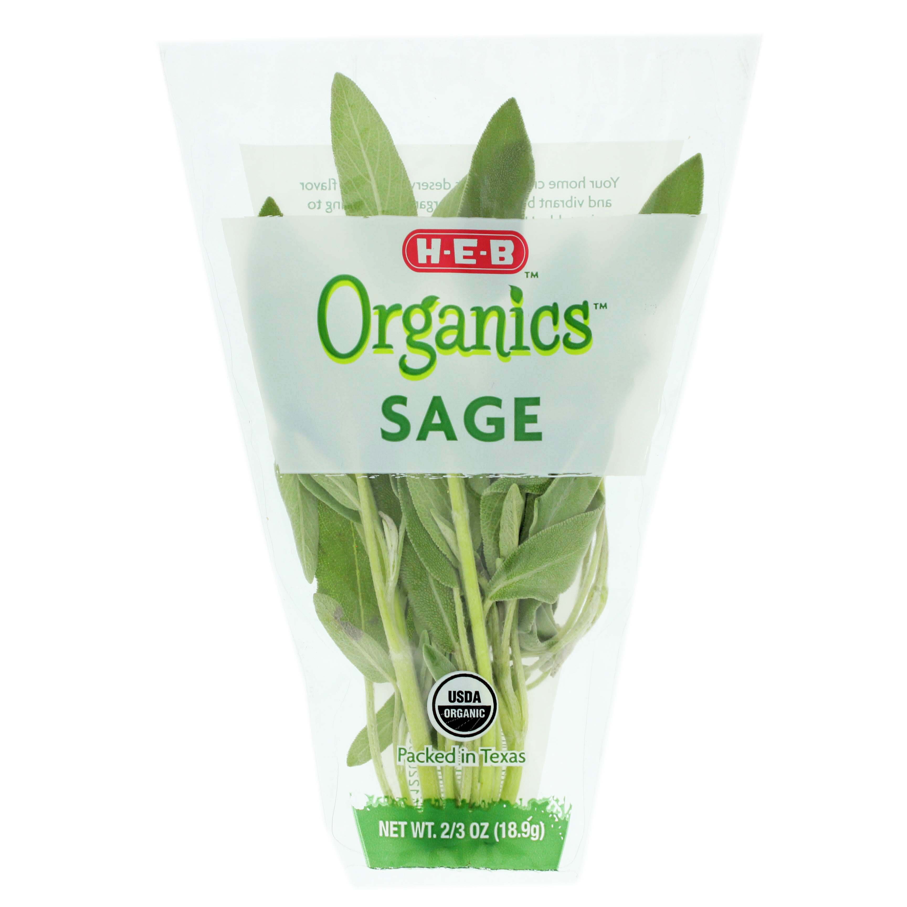 HEB Organics Sage Shop Vegetables at HEB
