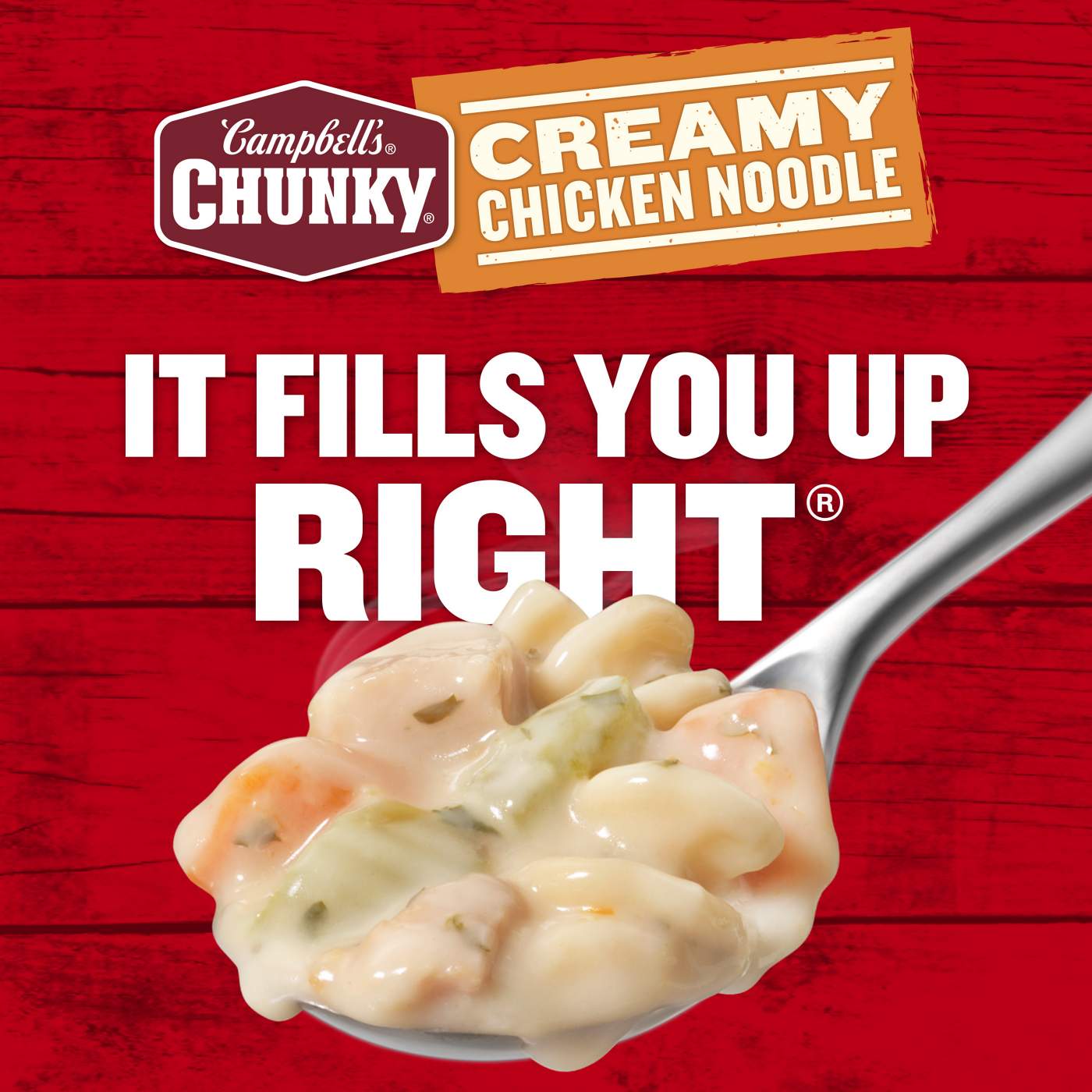 Campbell's Chunky Creamy Chicken Noodle Soup; image 8 of 10