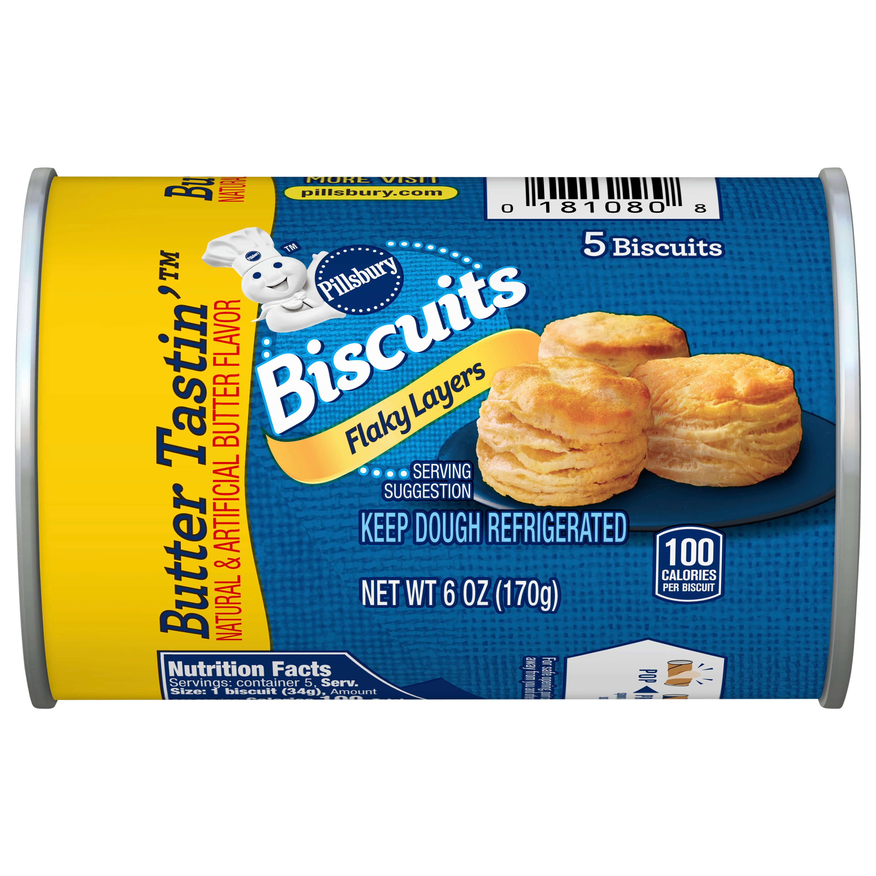 Pillsbury Grands! Juniors Butter Tastin' Flaky Layers Biscuits Shop