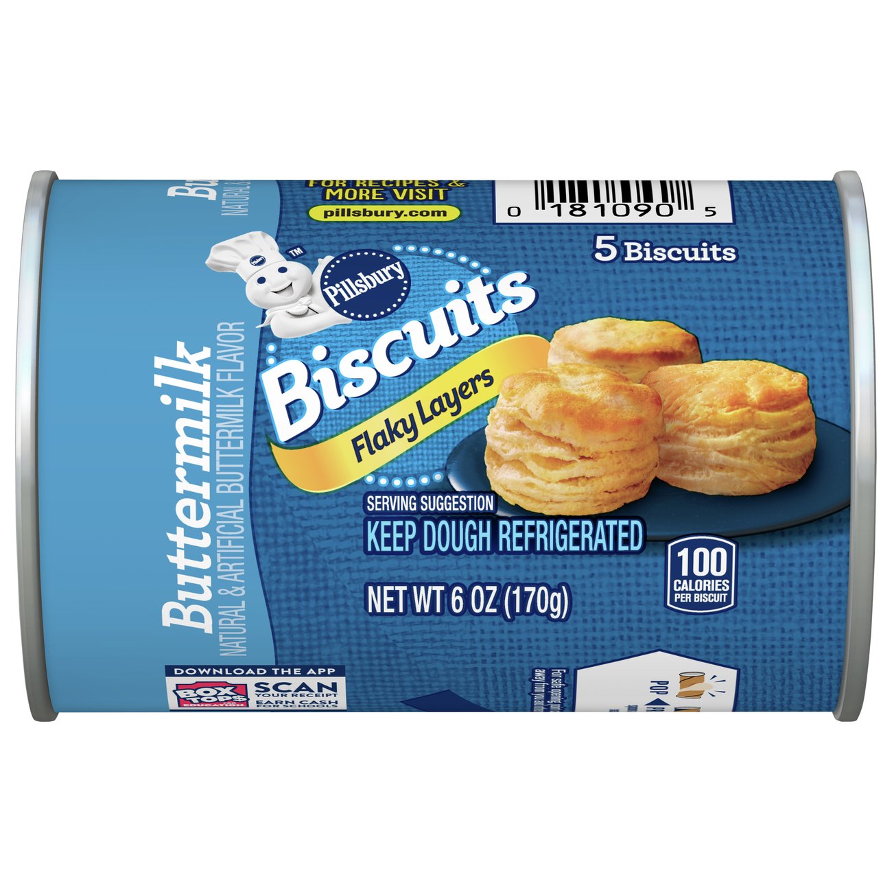 Pillsbury Flaky Layers Buttermilk Biscuits Shop Biscuit & Cookie