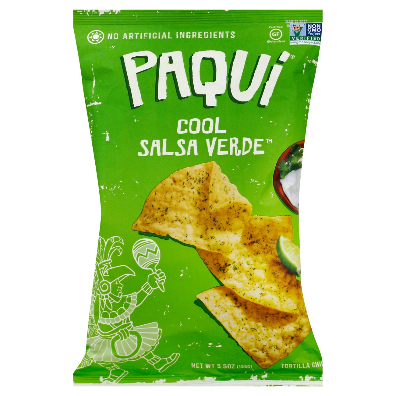 Paqui Cool Salsa Verde Tortilla Chips Shop Chips at HEB