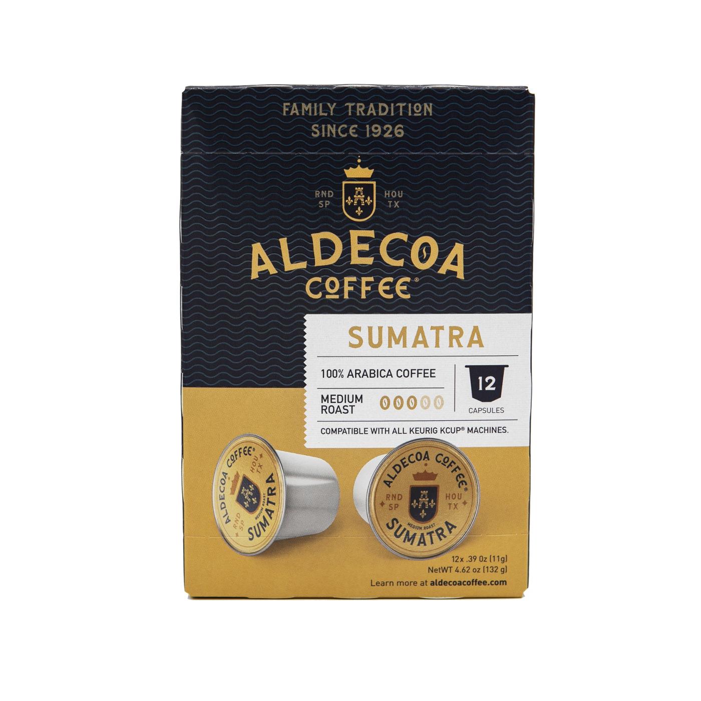 Aldecoa Sumatra Medium Roast Single Serve Coffee Capsules; image 1 of 2