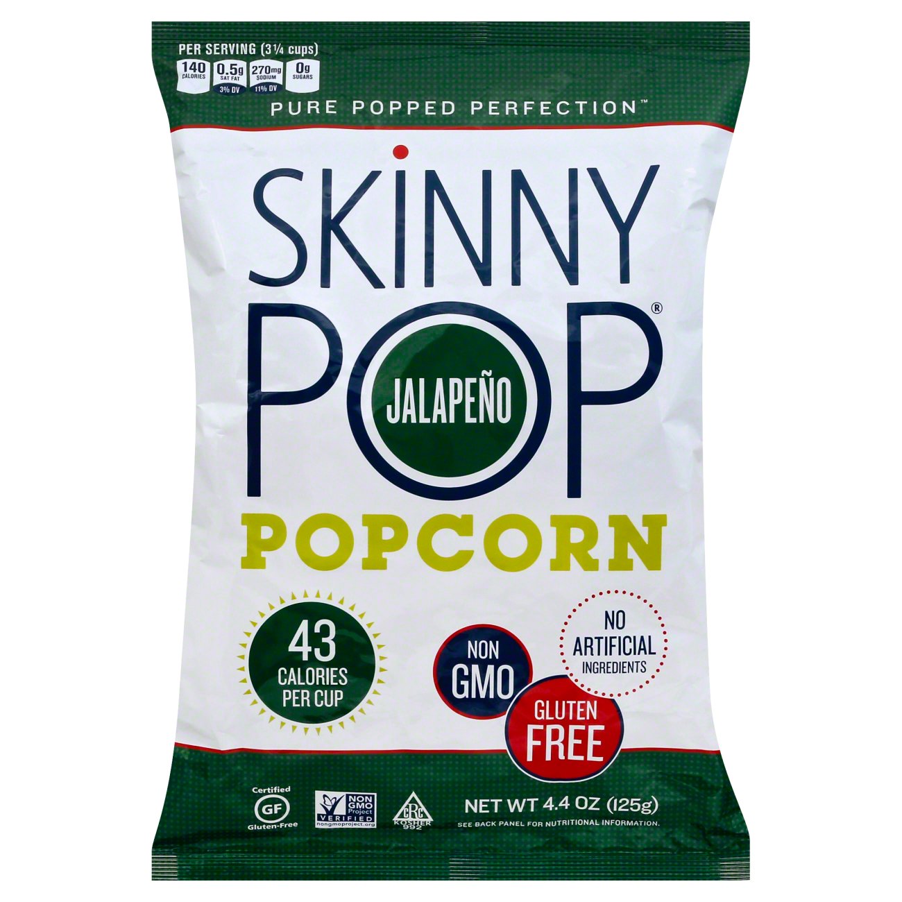SkinnyPop Jalapeno Popcorn Shop Snacks & Candy at HEB