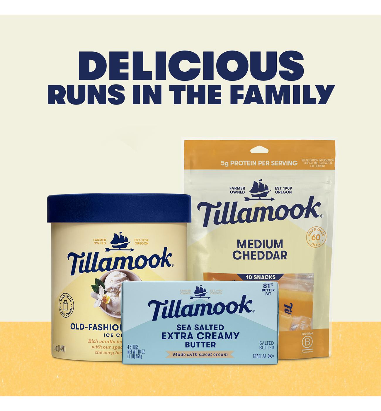 Tillamook Medium Cheddar Cheese Snack Bars, 10 ct; image 2 of 5