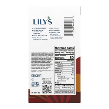 Lily's Dark Chocolate Style Baking Bar, 4 oz