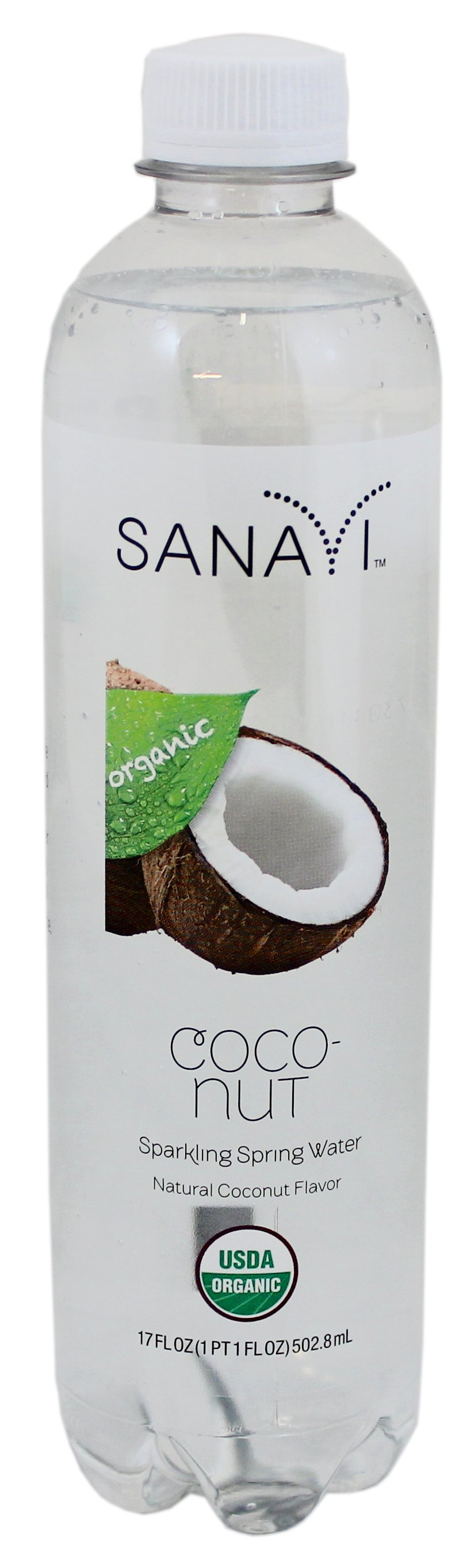 Sanavi Organic Sparkling Water Coconut Shop Water at HEB