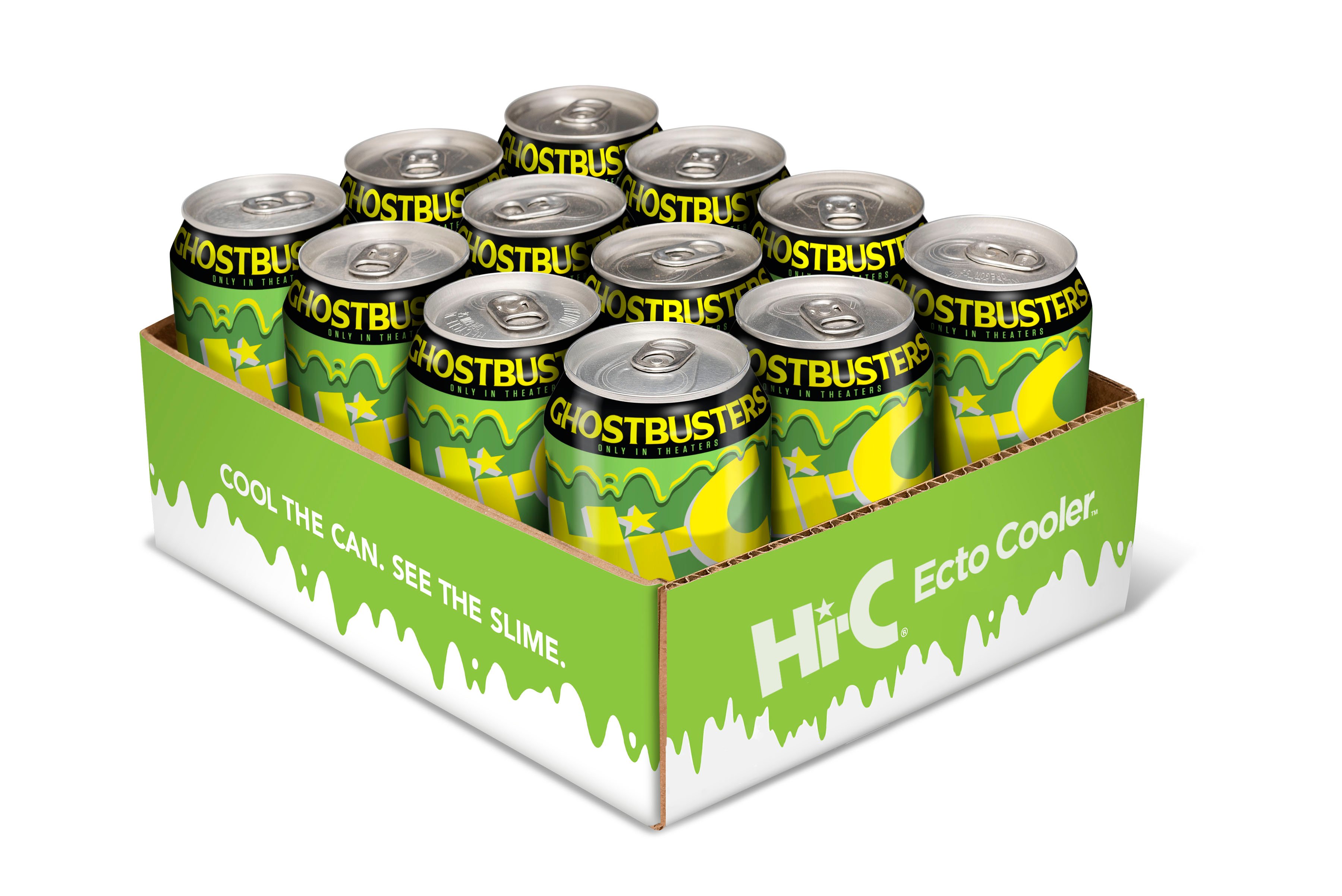 HiC Ghostbusters Ecto Cooler Cans ONLINE EXCLUSIVE Shop Juice at HEB