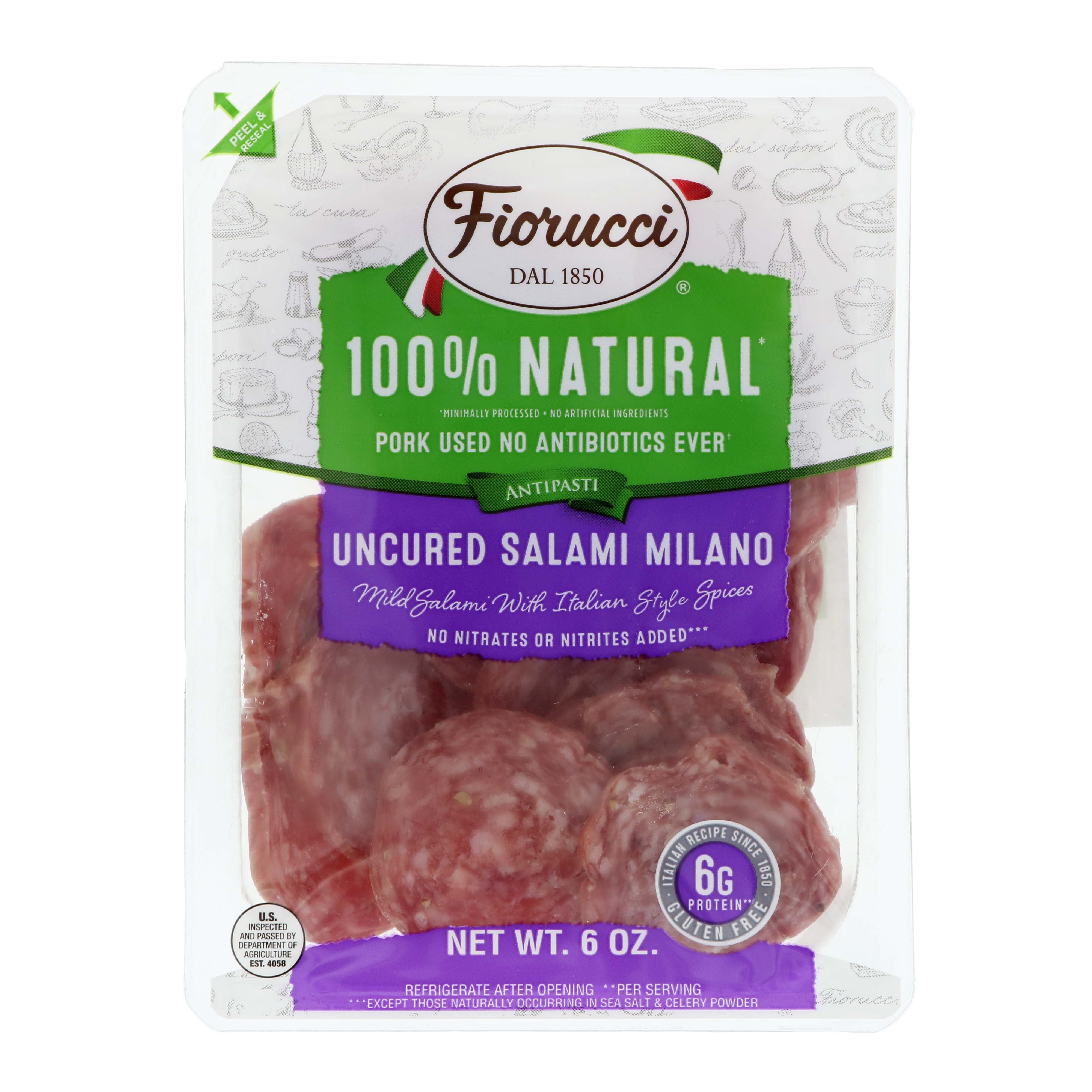 Fiorucci Uncured Salami Milano - Shop Meat at H-E-B
