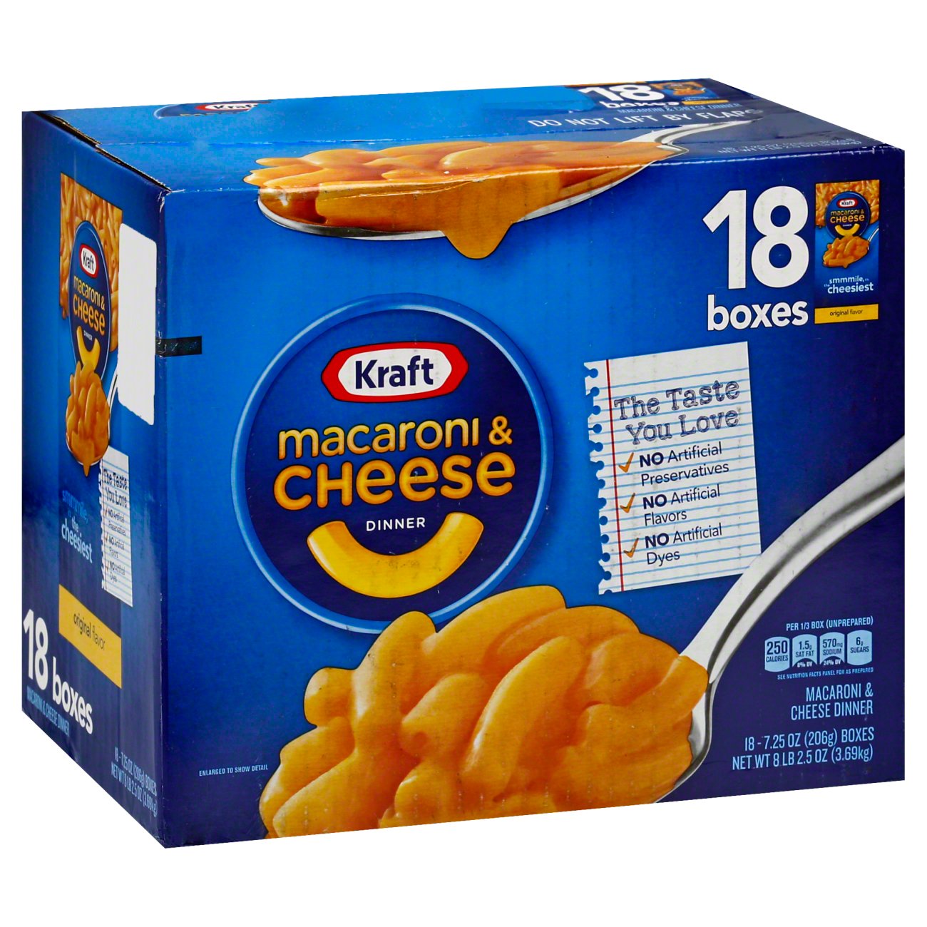 18 ct. box Kraft Macaroni and Cheese 