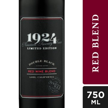 1924 Double Black California Red Blend Wine, 750 mL