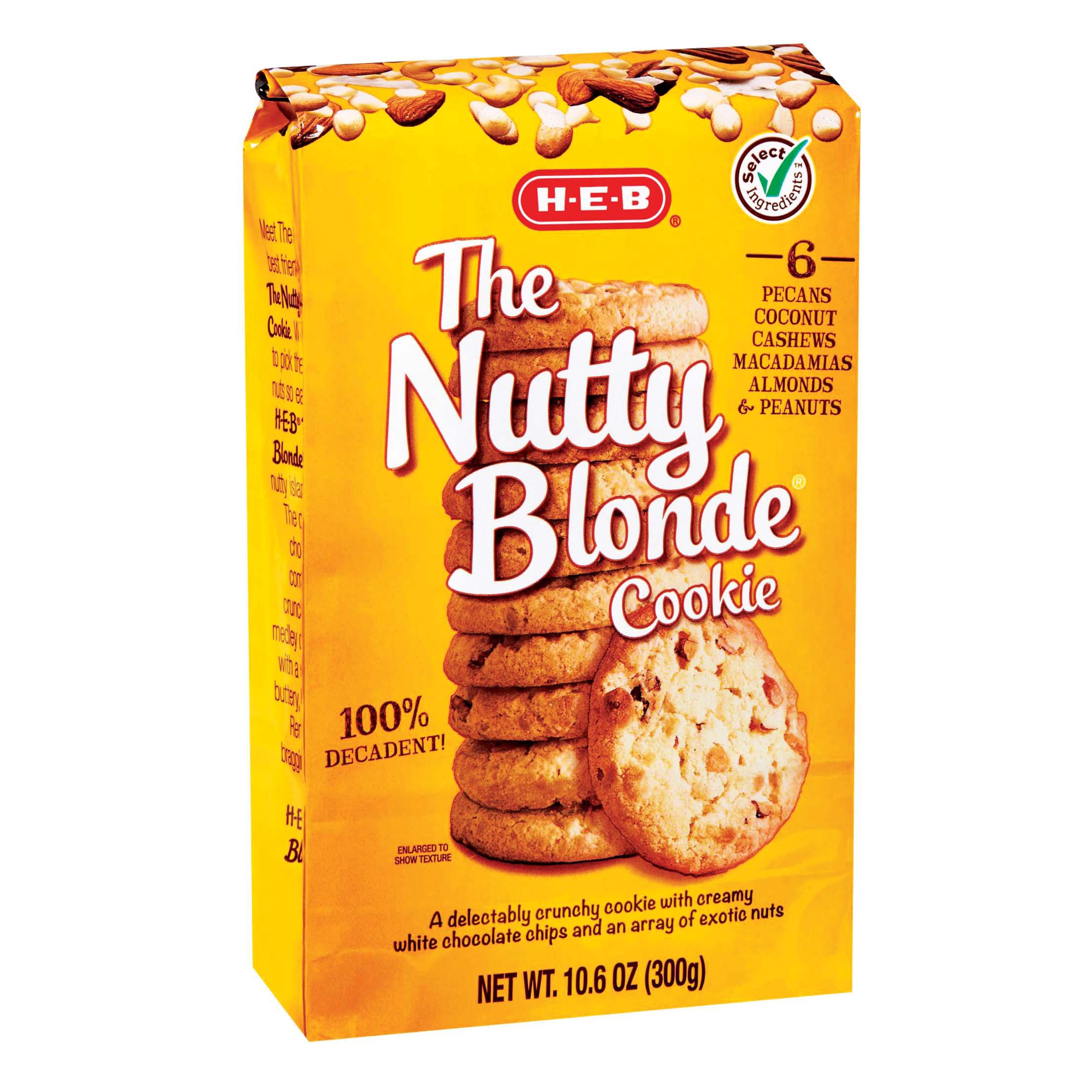 H-E-B Select Ingredients The Nutty Blonde Cookie - Shop Cookies At H-E-B