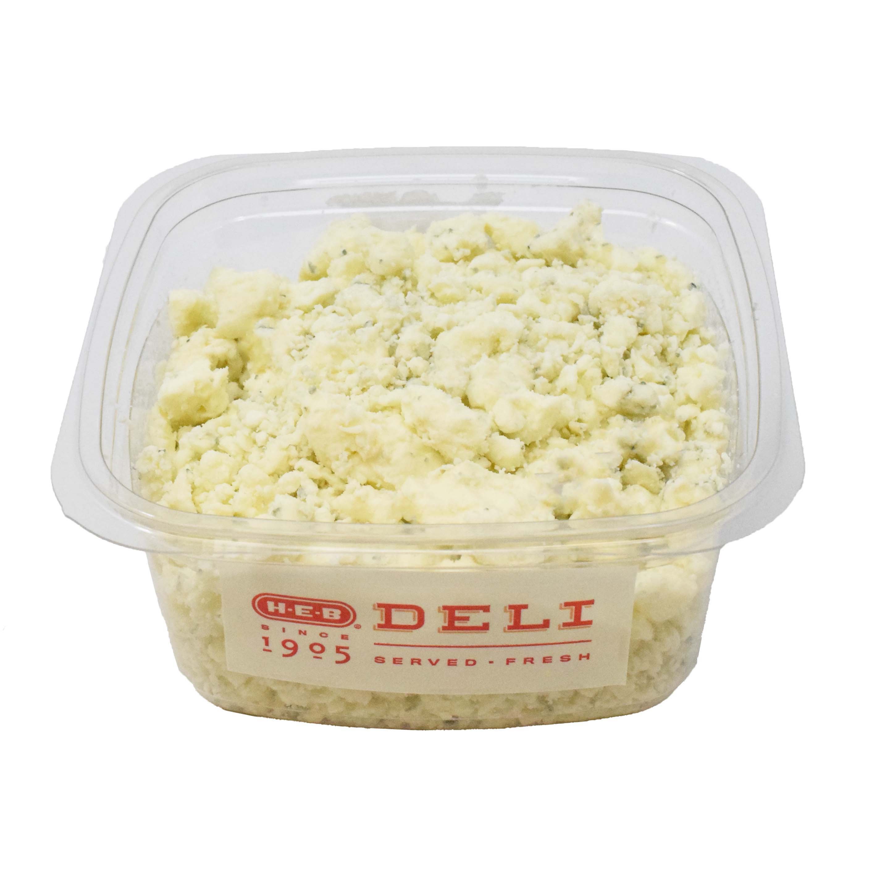 HEB Deli Blue Cheese Crumbles Shop Cheese at HEB