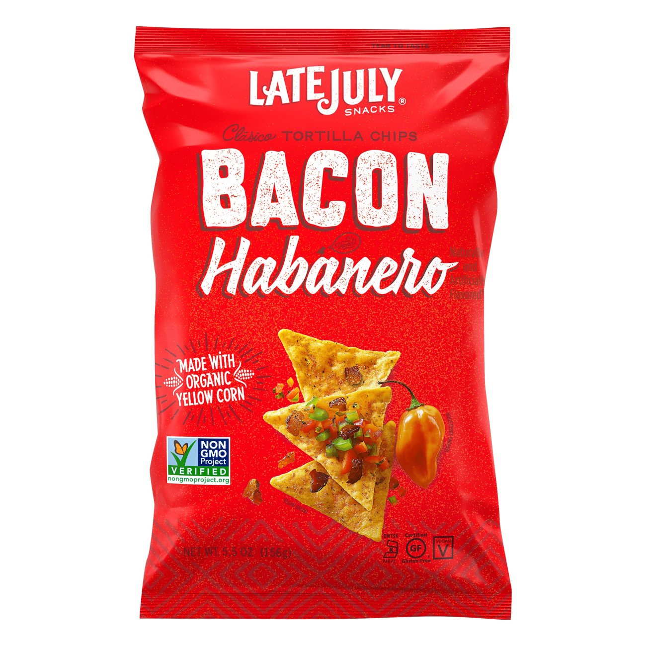 Late July Bacon Habanero Tortilla Chips Shop Chips at HEB