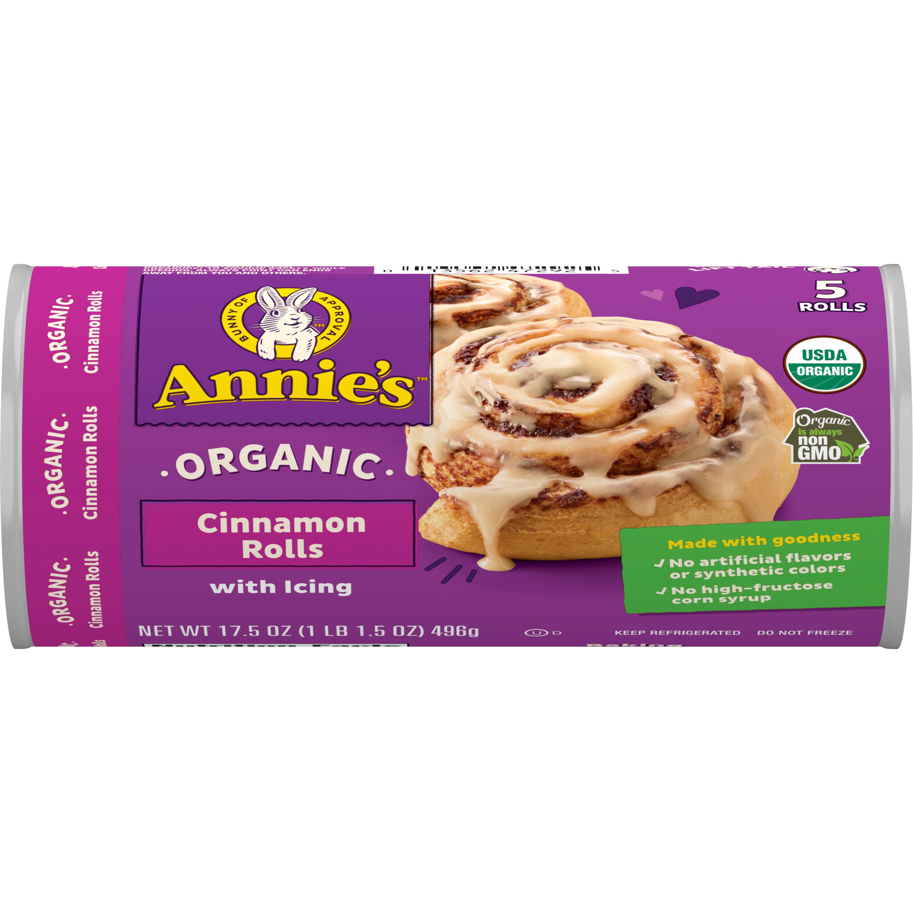 Annie's Homegrown Organic Cinnamon Rolls with Icing Shop Biscuit