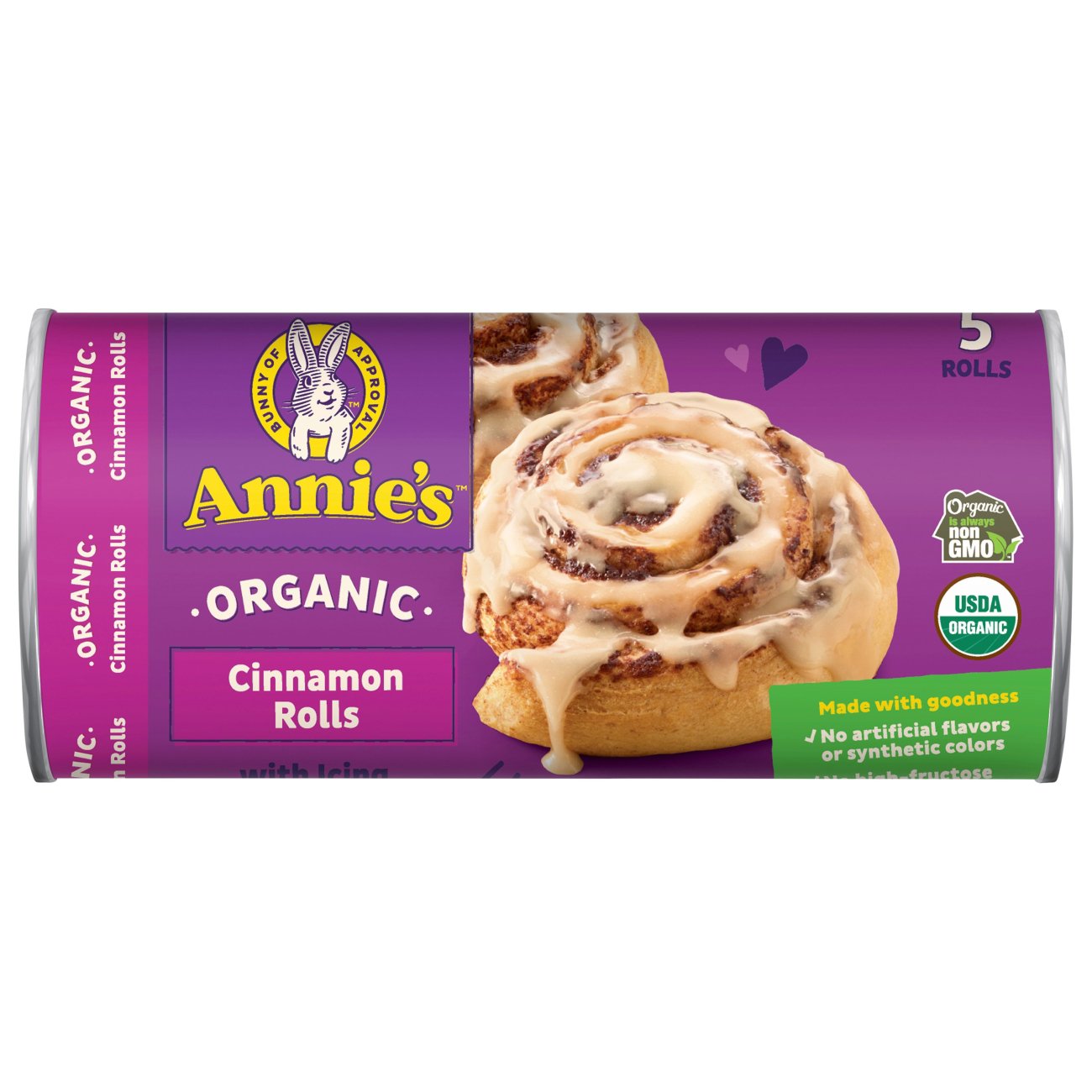 Annies Organic Cinnamon Rolls with Icing - Shop Biscuit & Cookie Dough at  H-E-B