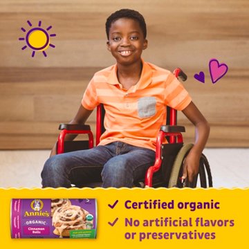 Annie's Organic Cinnamon Rolls with Icing, 5 ct