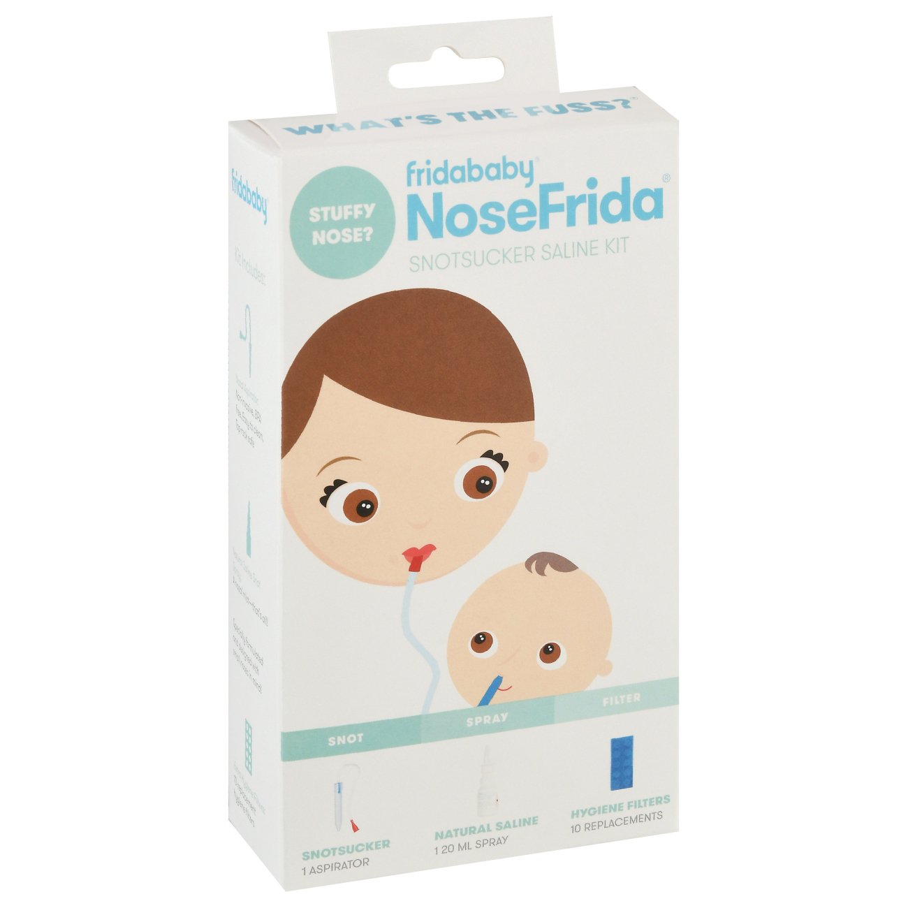 Fridababy NoseFrida Snotsucker Saline Kit