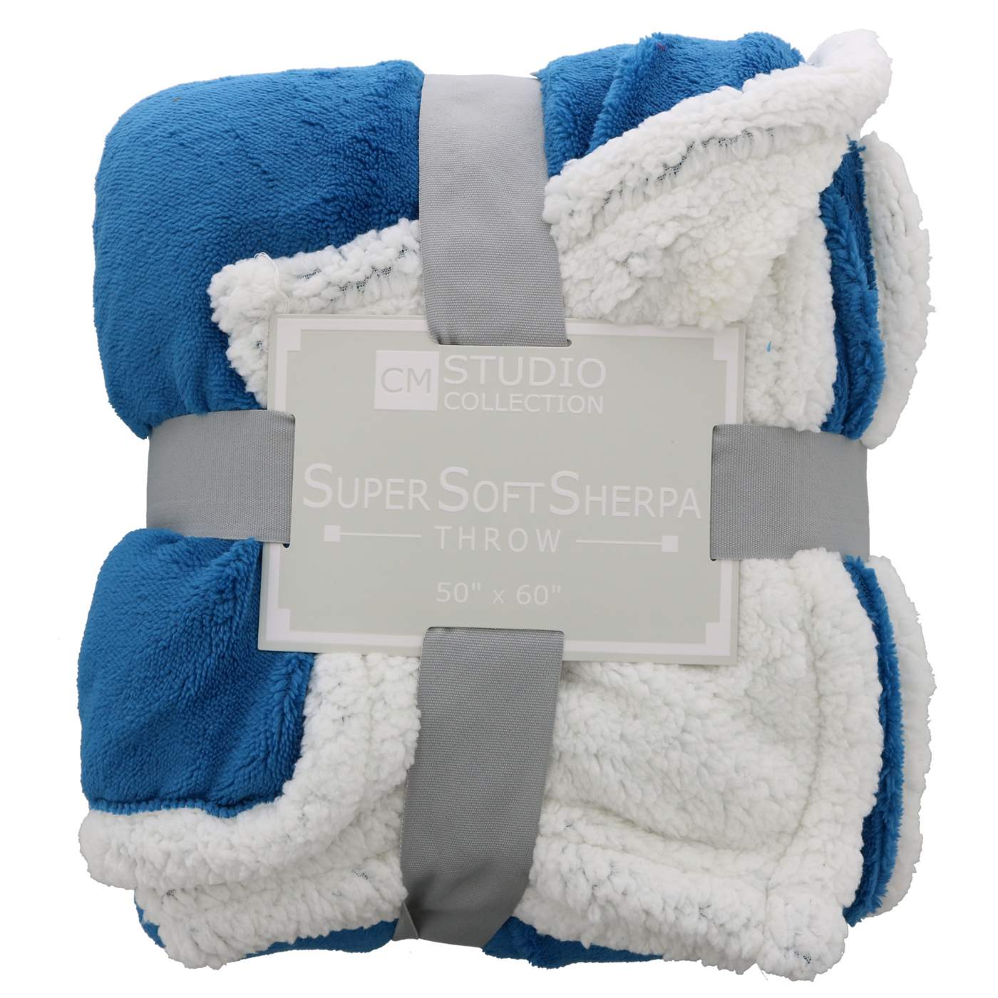 Crest Mills Studio Collection Super Soft Sherpa Throw, Assorted Colors; image 5 of 6