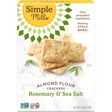 Simple Mills Almond Flour Rosemary & Sea Salt Crackers