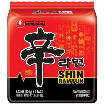 Nongshim Shin Spicy Ramyun Noodle Soup Family Pack