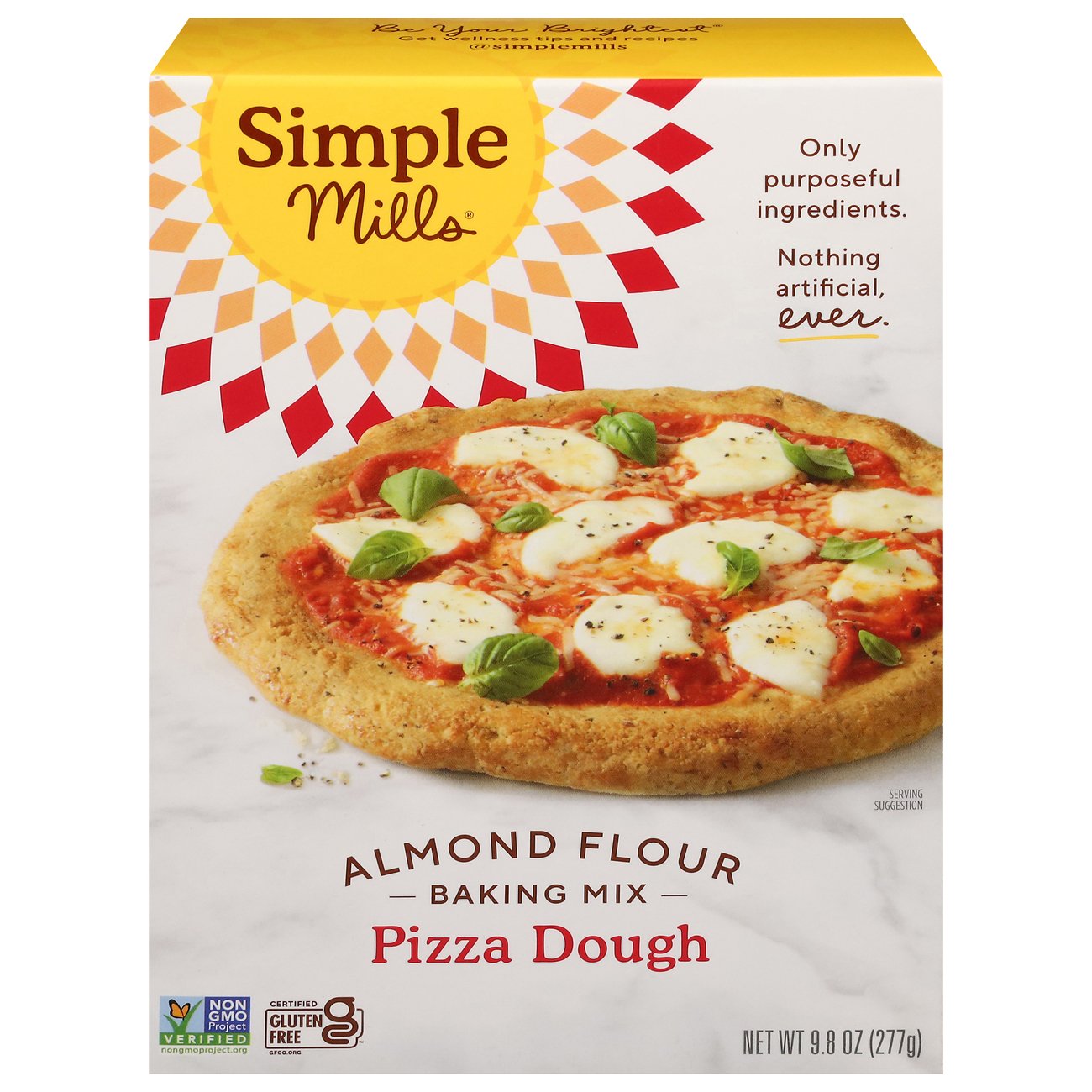Simple Mills Almond Flour Mix Pizza Dough Shop Baking mixes at HEB