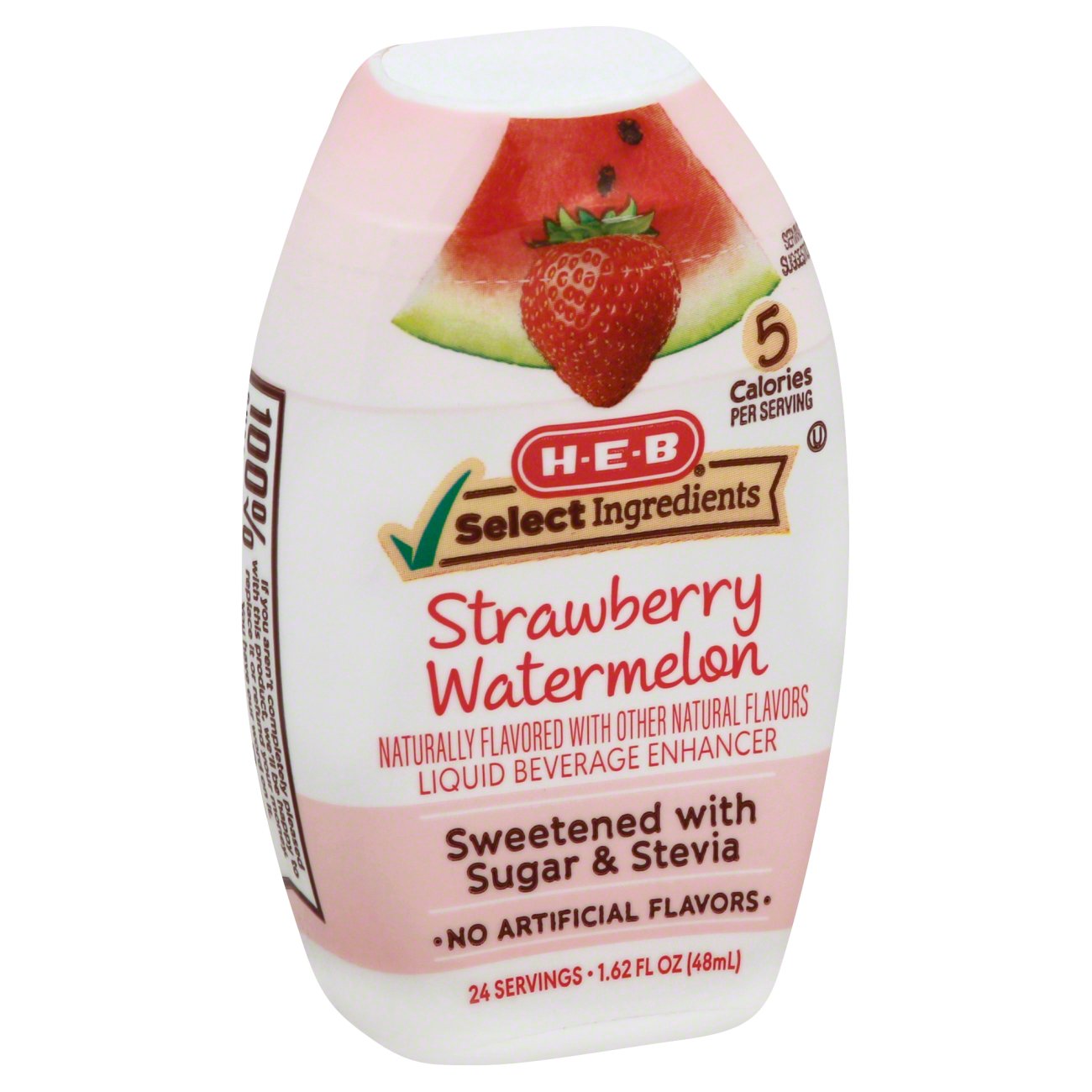 H-E-B Select Ingredients Strawberry Watermelon Beverage Enhancer - Shop ...