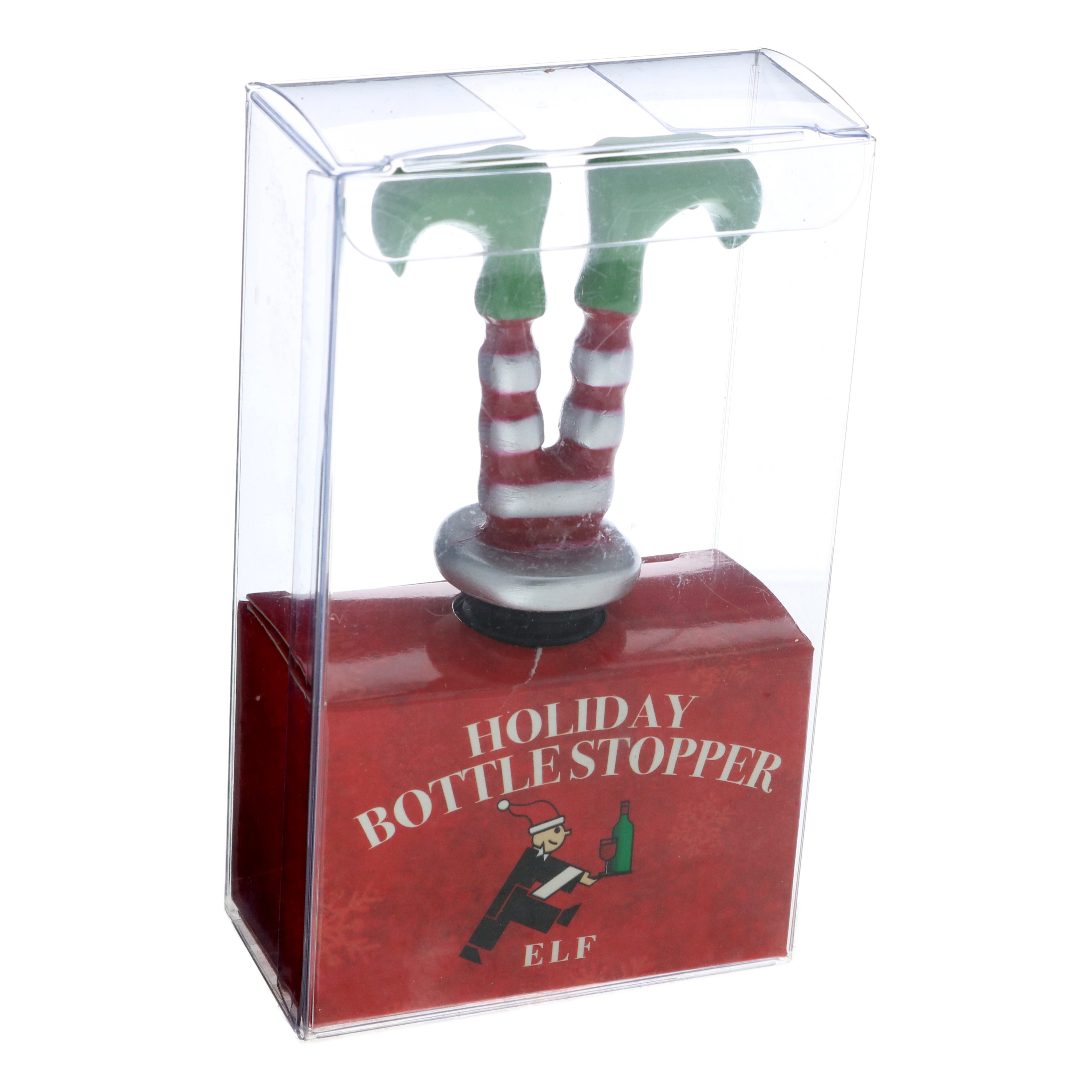 Cork Pops Elf Holiday Bottle Stopper Shop Bar Tools at HEB
