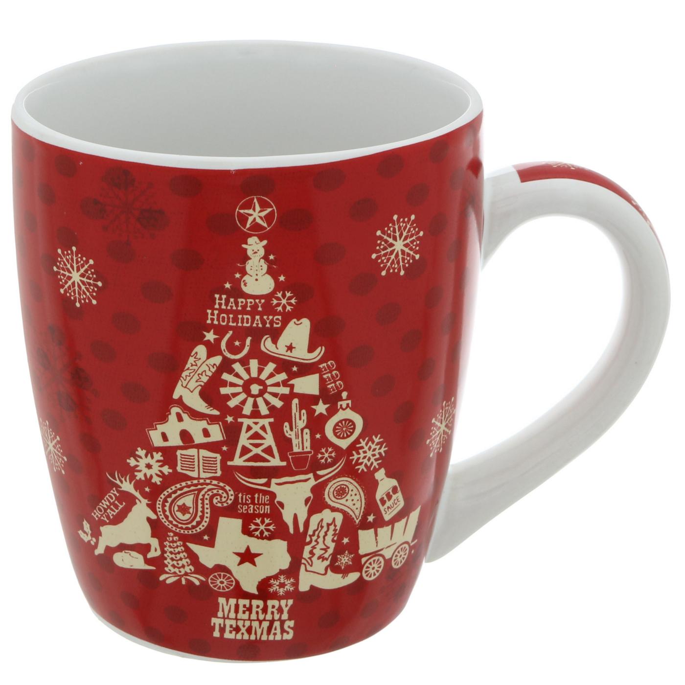 Dining Style Lone Star Christmas Stoneware Mug, Designs May Vary; image 1 of 2