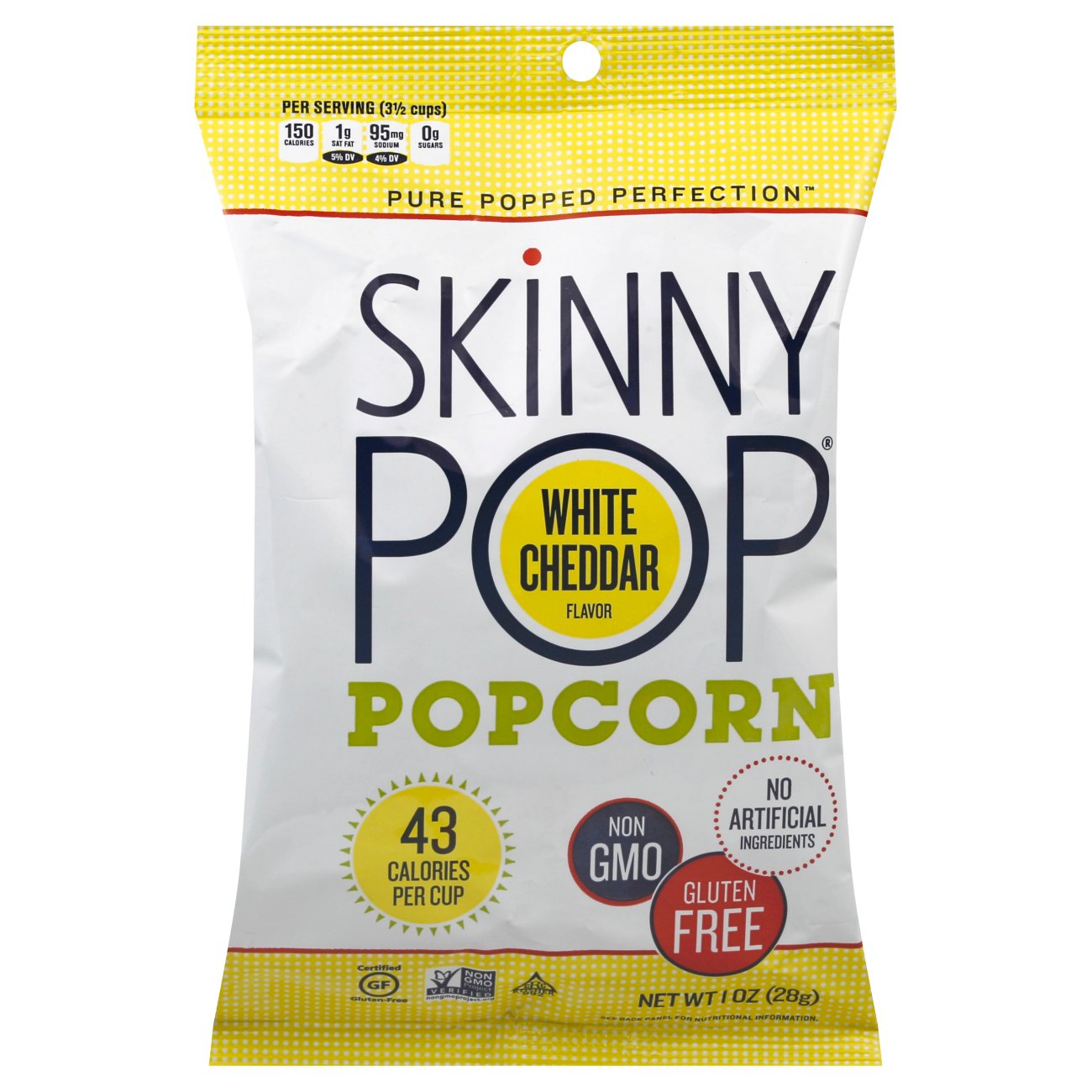 SkinnyPop White Cheddar Popcorn Shop Popcorn at HEB