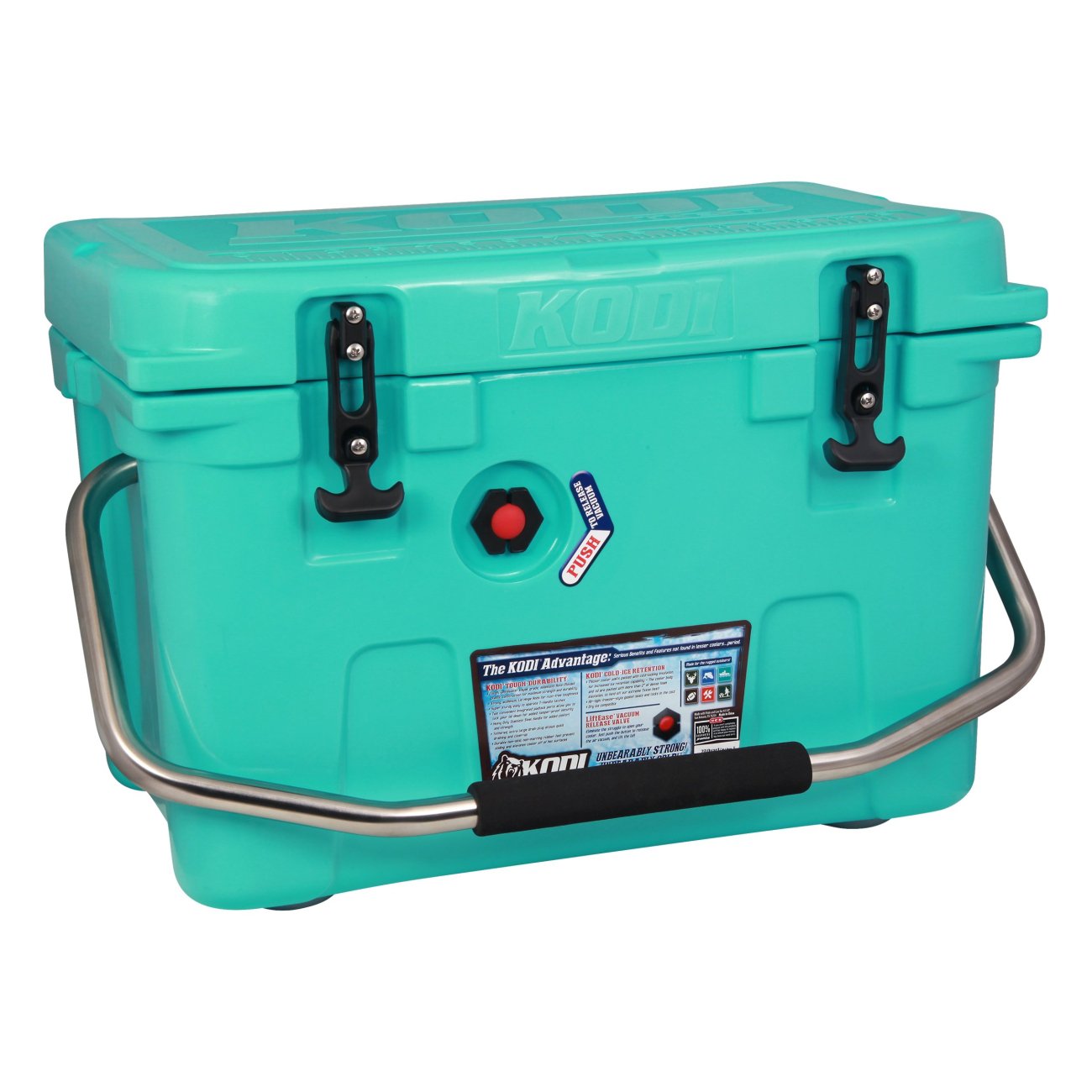 turquoise ice chest