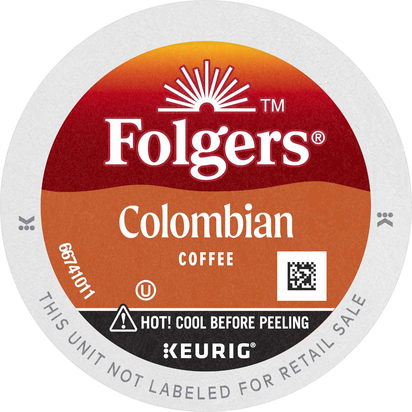 Folgers 100% Colombian Medium Roast Single Serve Coffee K Cups; image 3 of 8