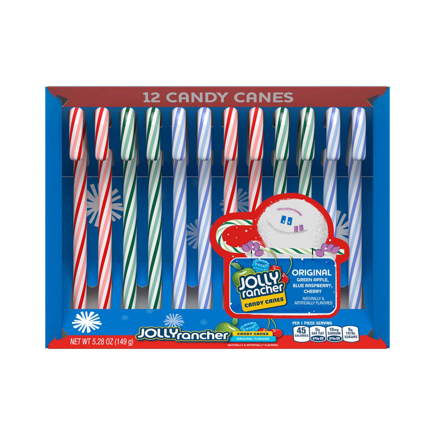 Jolly Rancher Original Christmas Candy Canes; image 1 of 7