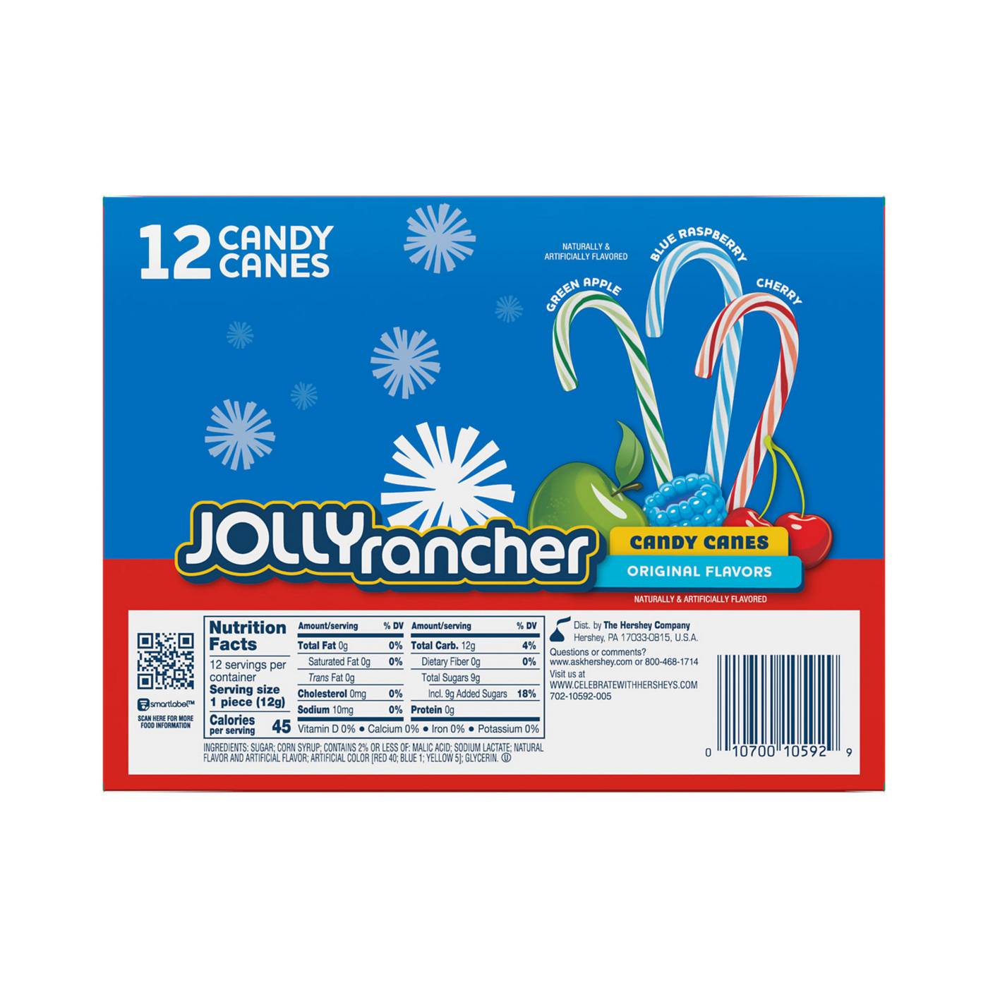 Jolly Rancher Original Christmas Candy Canes; image 6 of 7