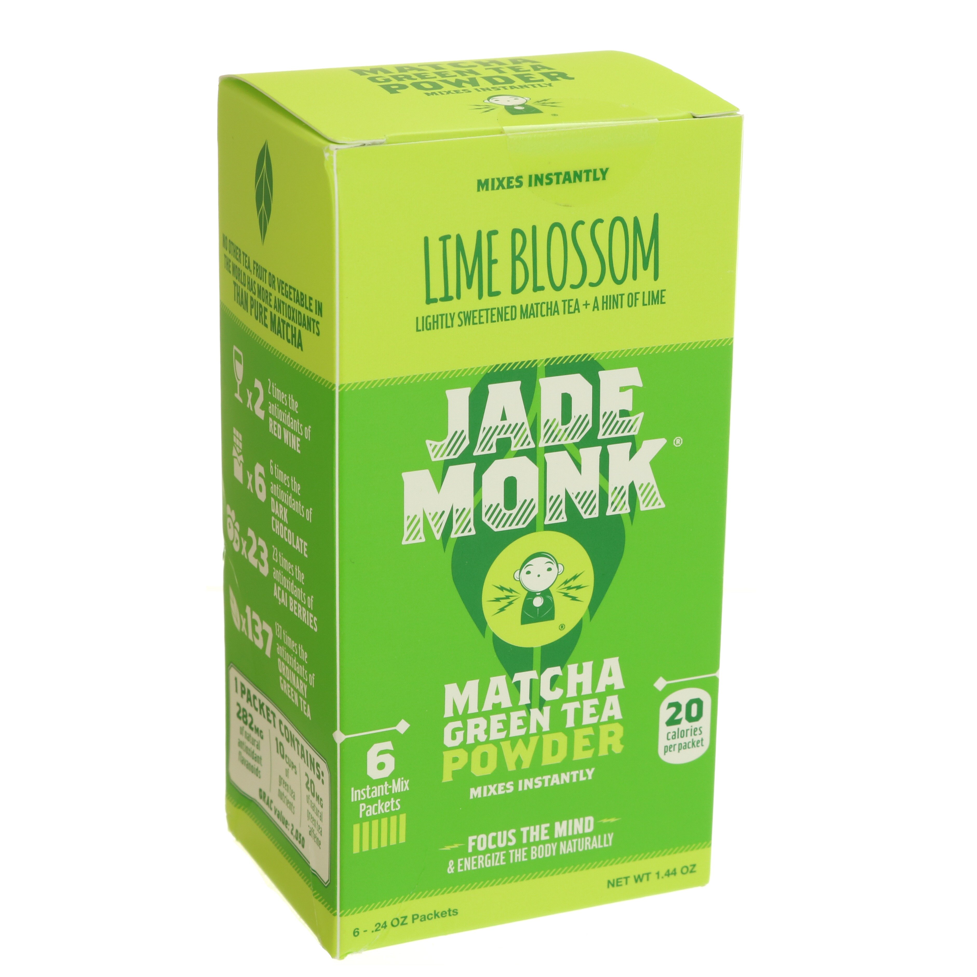 Jade Monk Matcha Green Tea Powder Lime Blossom - Shop Tea at