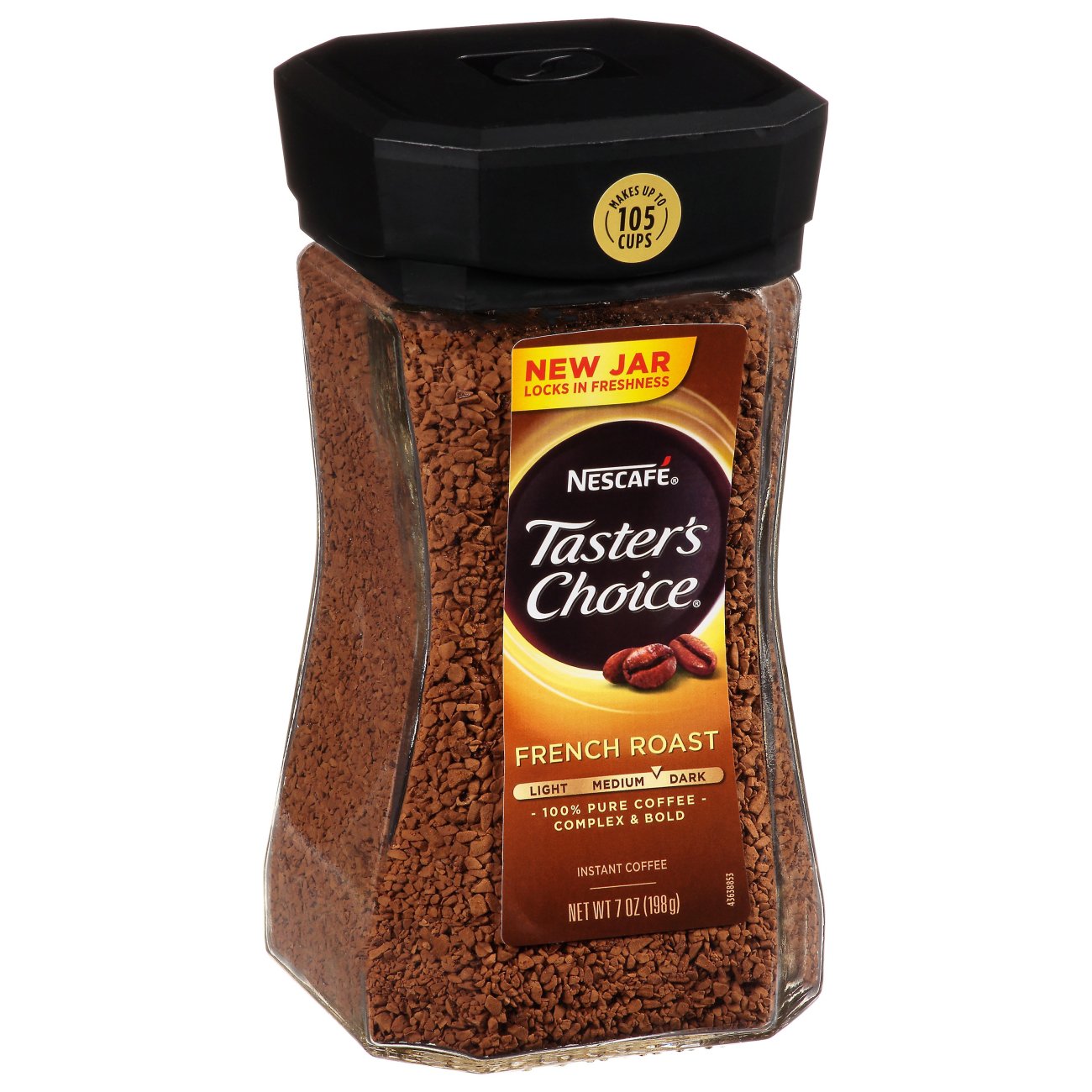 NESCAFÉ CLÁSICO Instant Coffee, Dark Roast, 1 Jar (7 Oz)