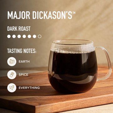 Peet's Coffee Major Dickason's Blend Dark Roast Single Serve Coffee Pods, 32 ct