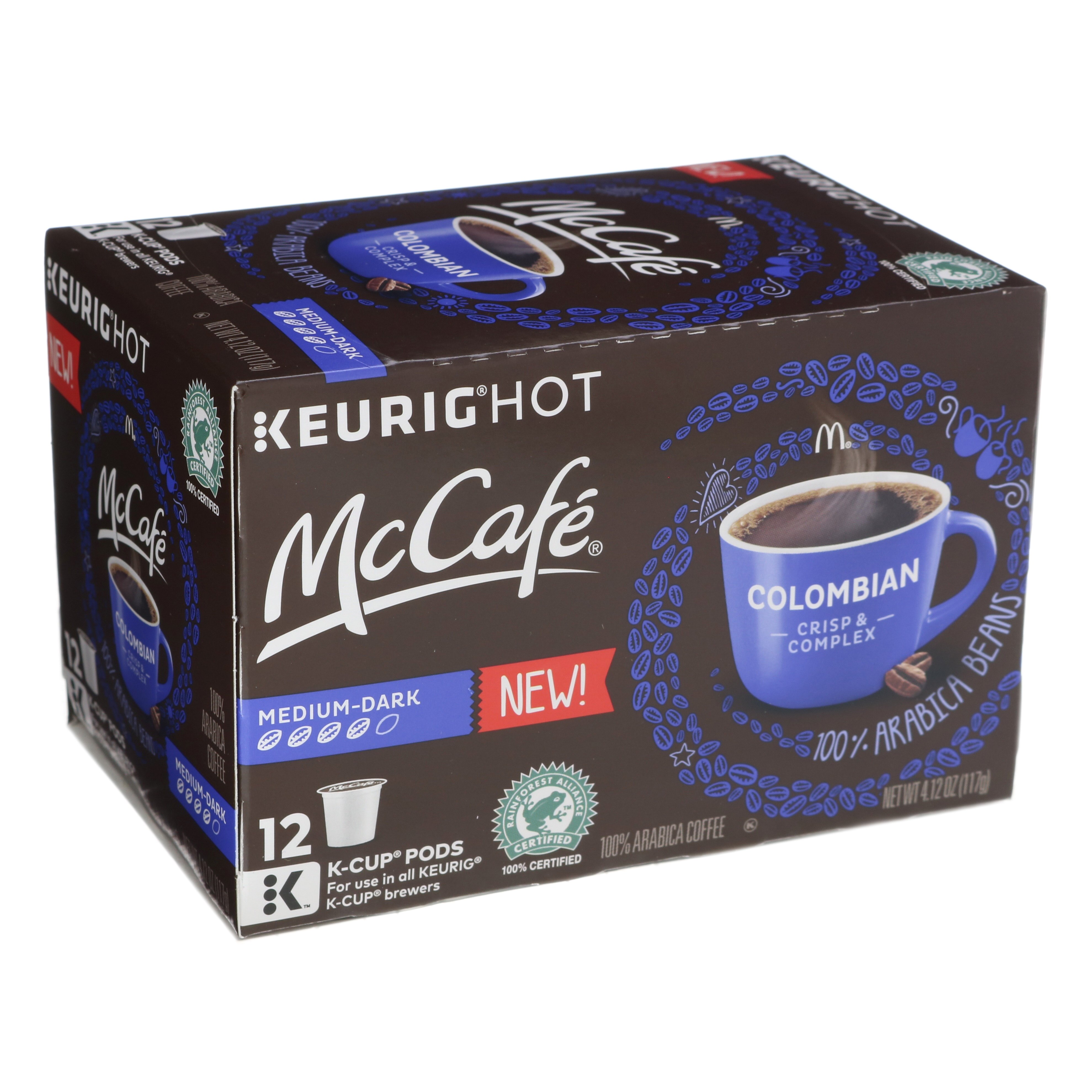 McCafe Colombian Medium Dark Roast Single Serve Coffee K Cups Shop