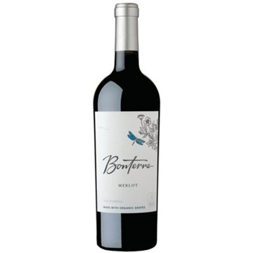 Bonterra Organic Merlot California Red Wine, 750 mL