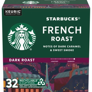 Starbucks French Roast Dark Roast Single Serve Coffee K Cups