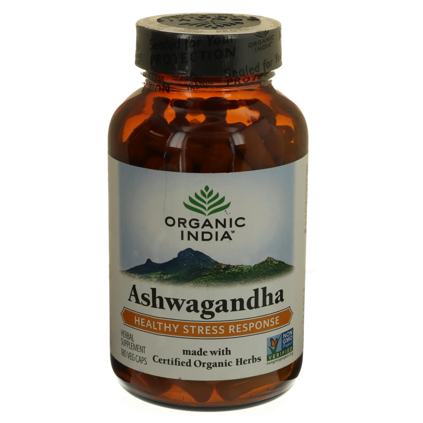 Organic India Ashwagandha Healthy Stress Response; image 1 of 2