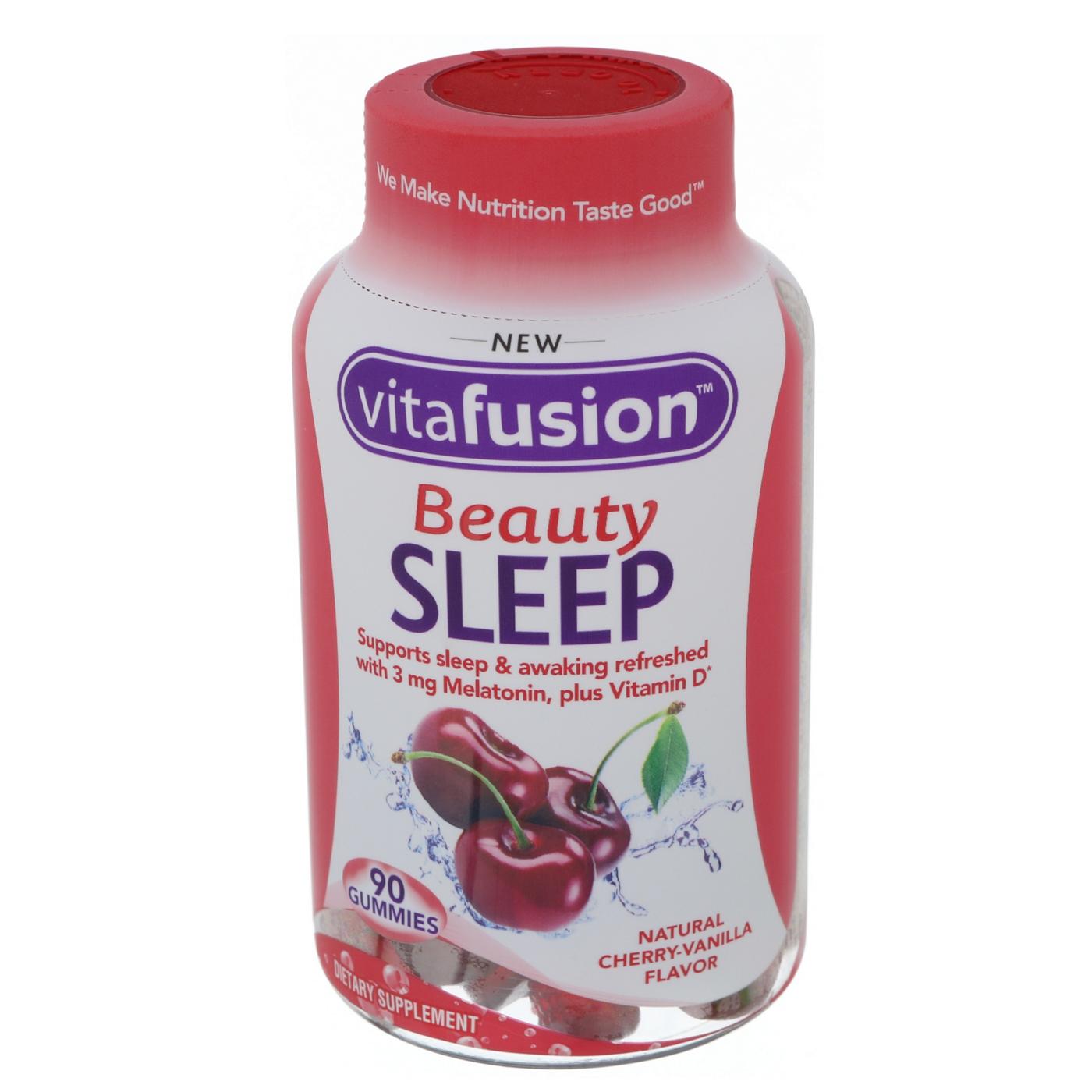 VitaFusion Beauty Sleep Cherry Vanilla Gummies; image 1 of 2