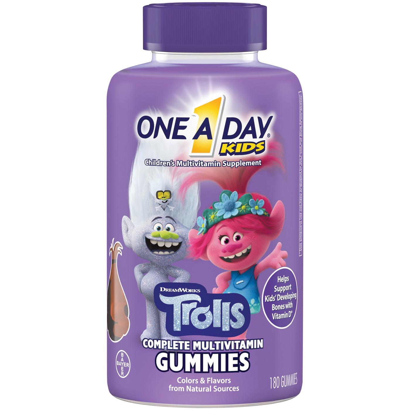 One A Day Kids Trolls Gummies; image 1 of 6