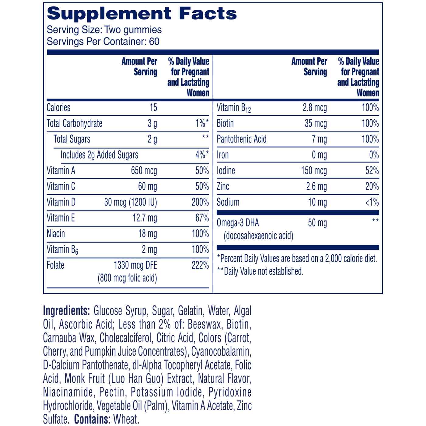 One A Day Womens Prenatal Gummies; image 4 of 6