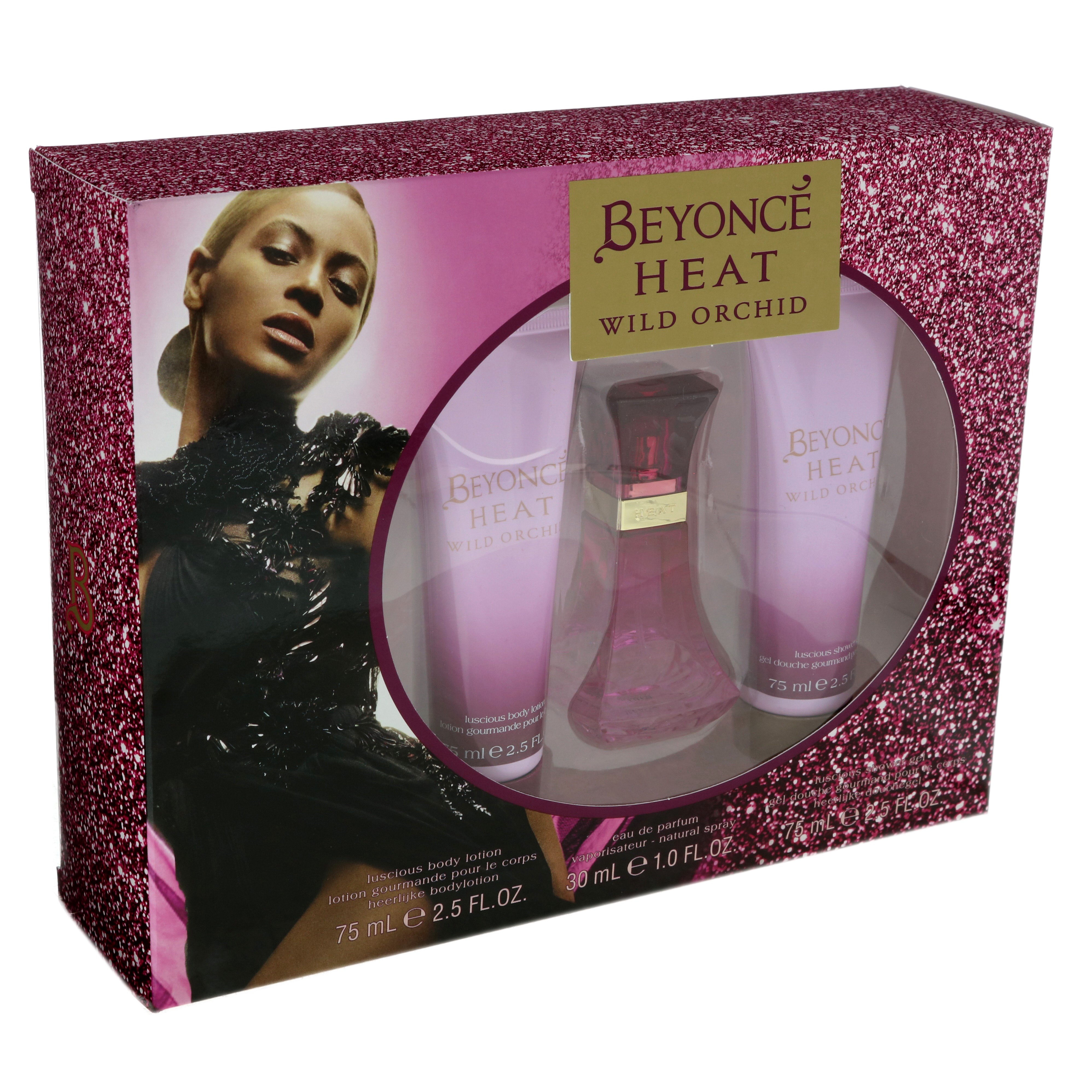 Beyonce Heat Wild Orchid 3 Piece Gift Set - Shop Bath & skin care sets ...