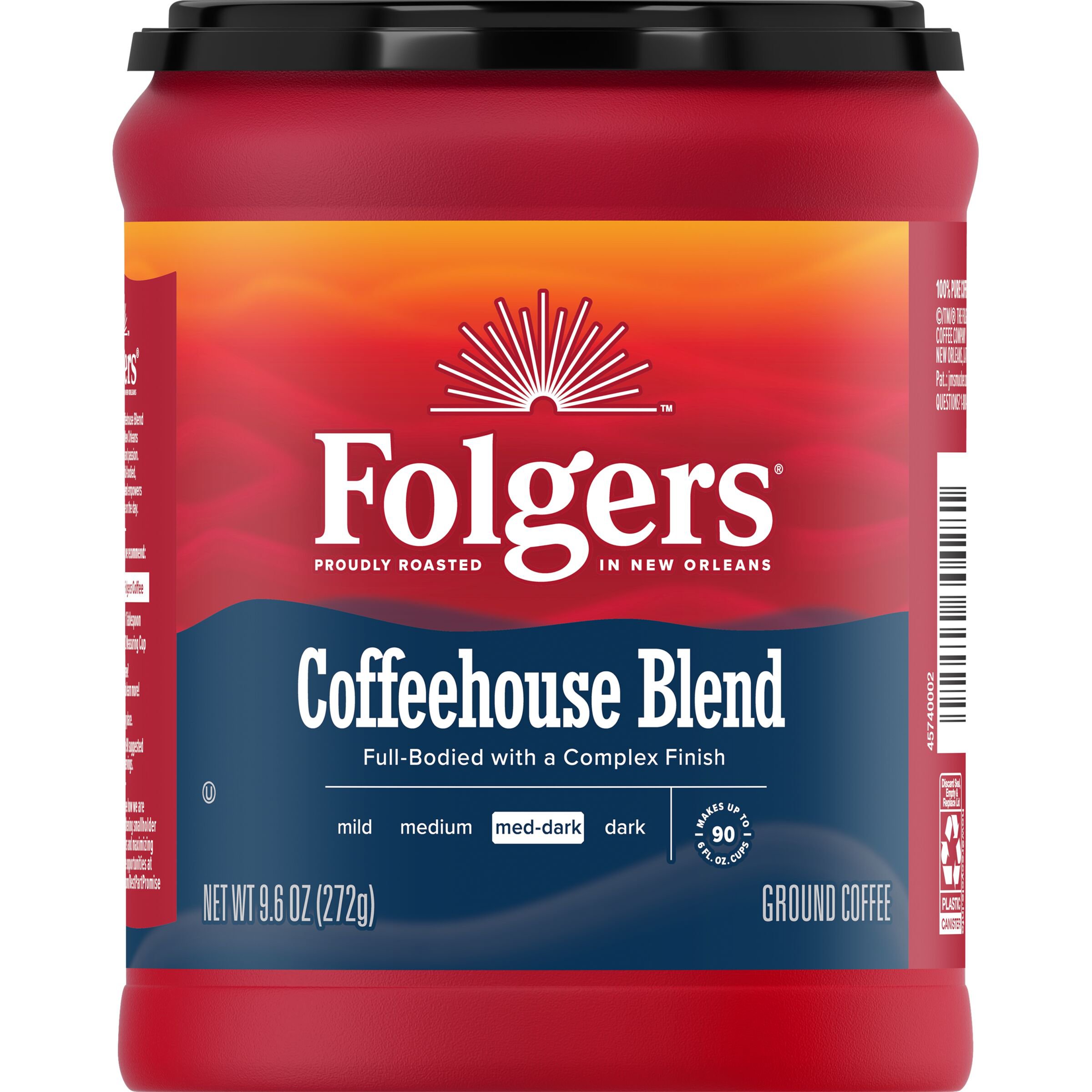 Folgers Coffeehouse Blend Medium Dark Ground Coffee Shop